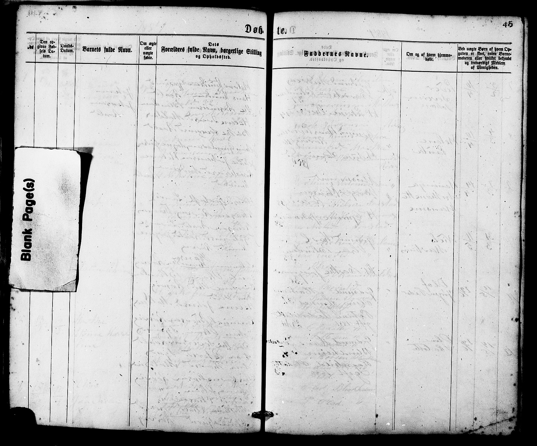 Ministerialprotokoller, klokkerbøker og fødselsregistre - Møre og Romsdal, AV/SAT-A-1454/537/L0519: Parish register (official) no. 537A03, 1876-1889, p. 45