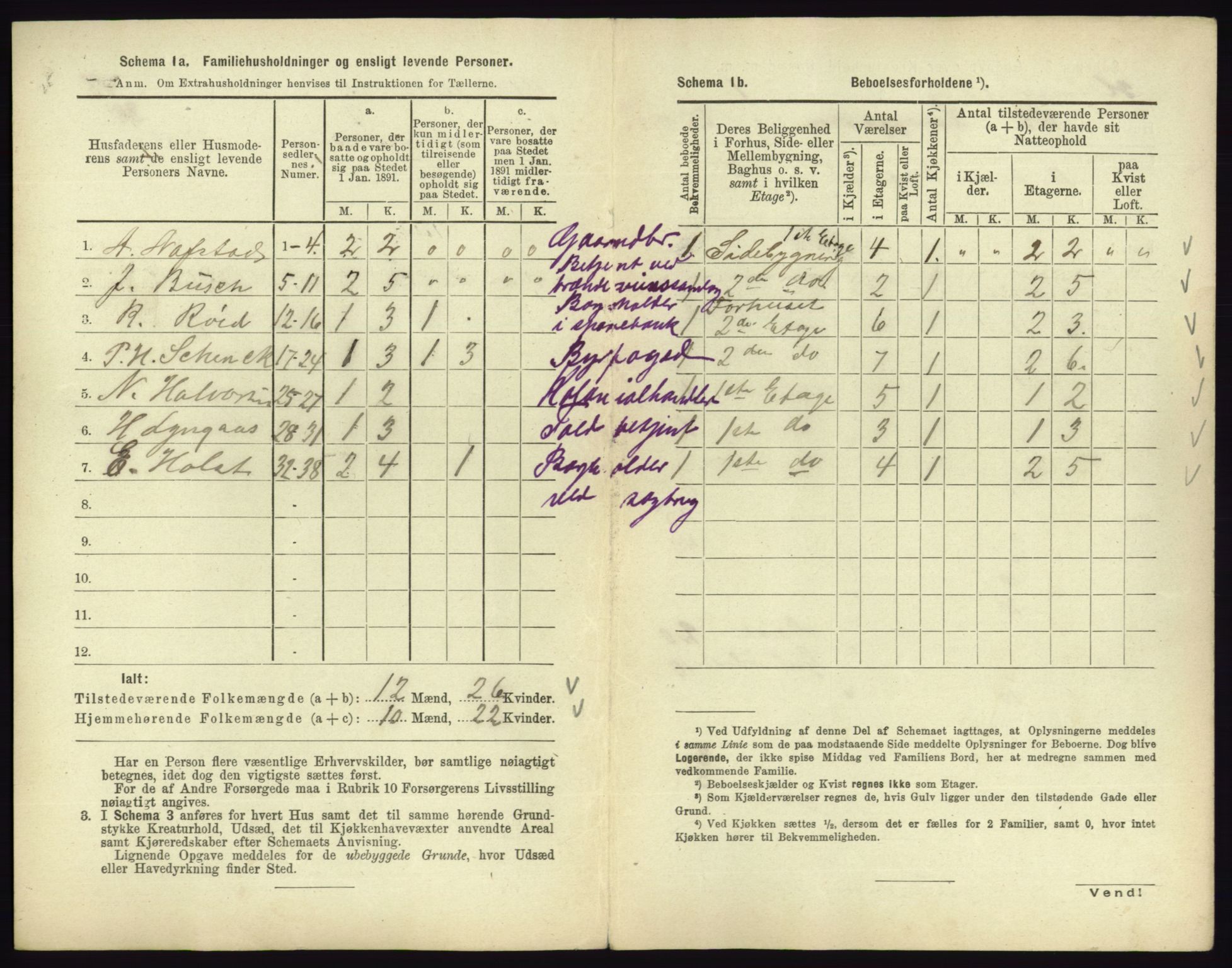 RA, 1891 census for 0702 Holmestrand, 1891, p. 113