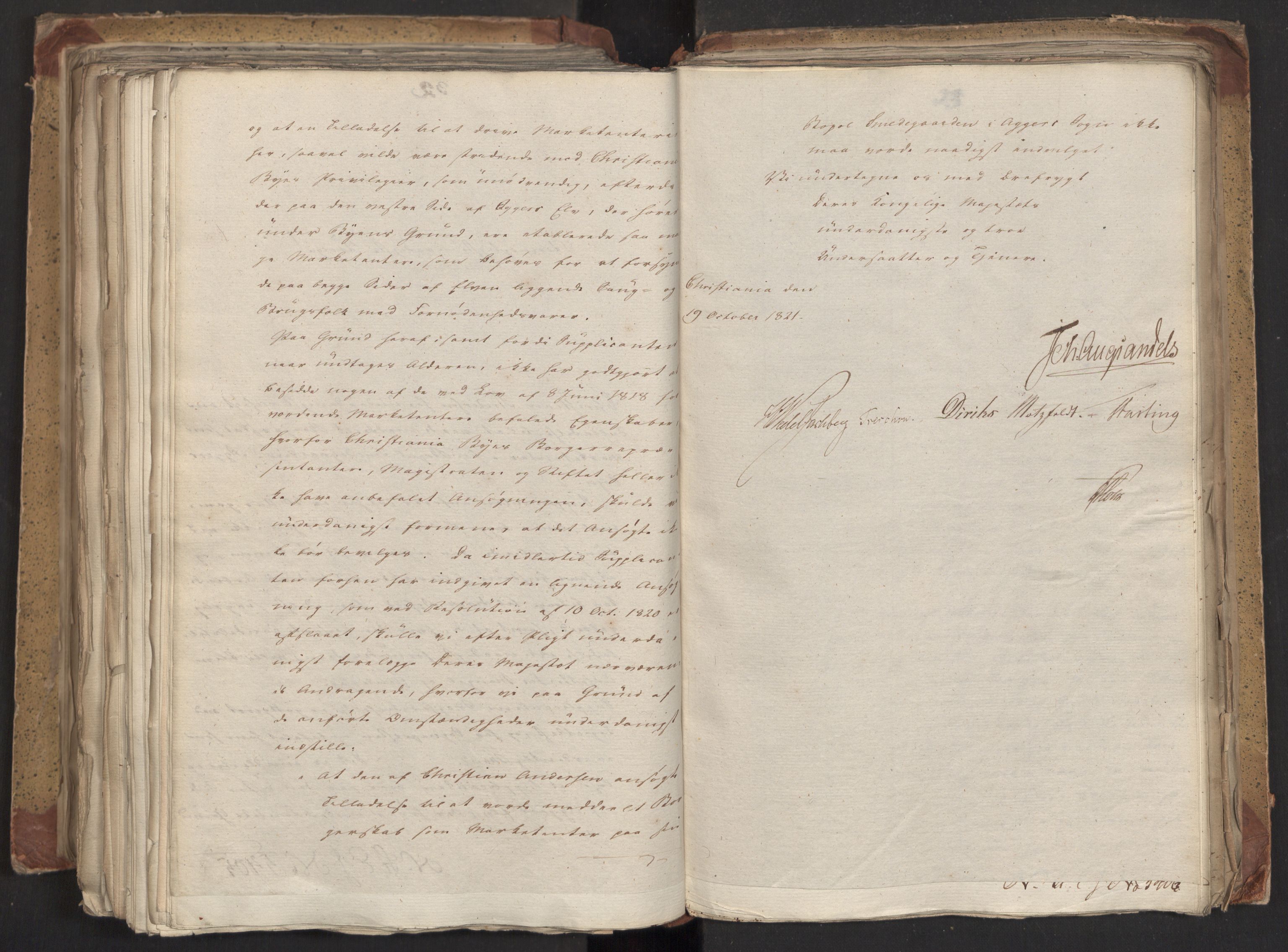 Statsrådsavdelingen i Stockholm, AV/RA-S-1003/D/Da/L0027: Regjeringsinnstillinger nr. 5275-5436, 1821, p. 404