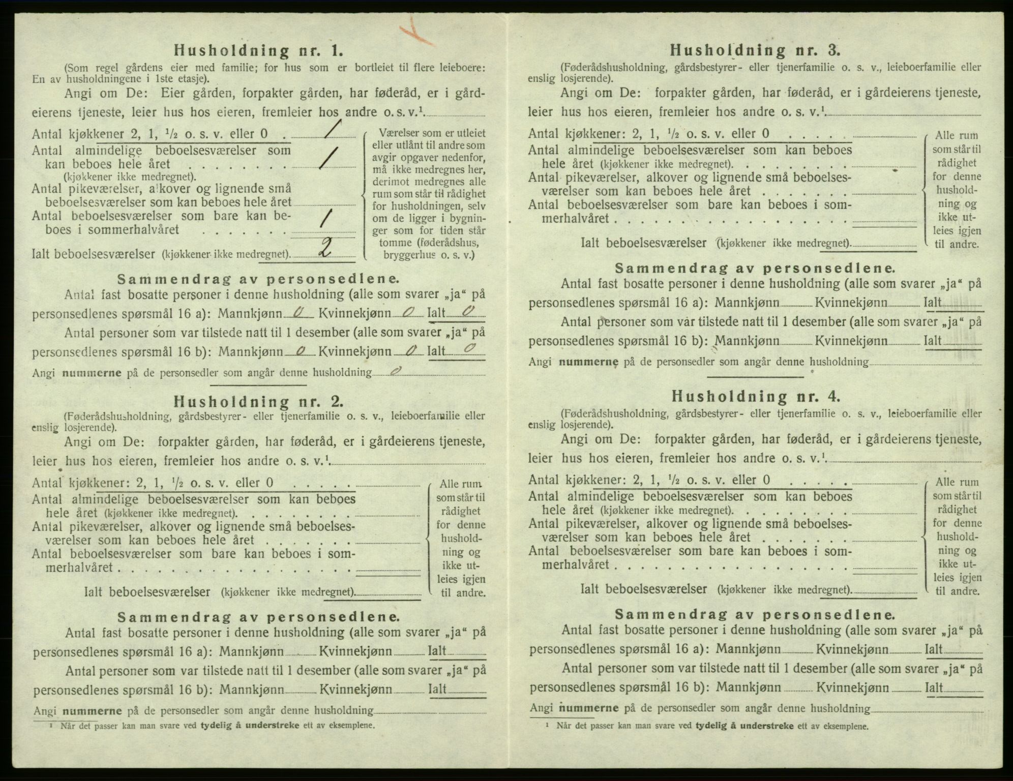 SAB, 1920 census for Moster, 1920, p. 110