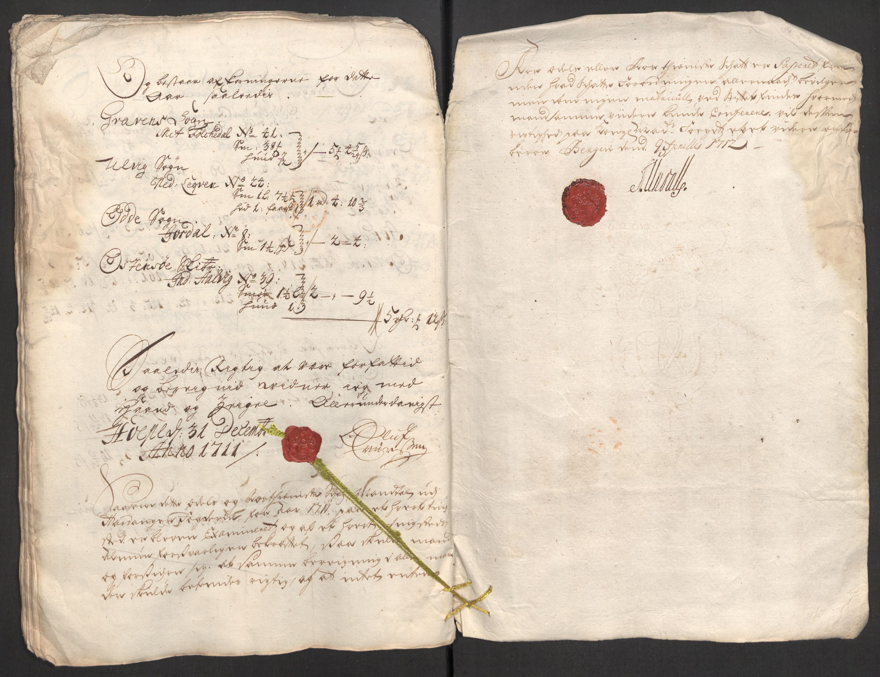 Rentekammeret inntil 1814, Reviderte regnskaper, Fogderegnskap, AV/RA-EA-4092/R48/L2987: Fogderegnskap Sunnhordland og Hardanger, 1711, p. 298