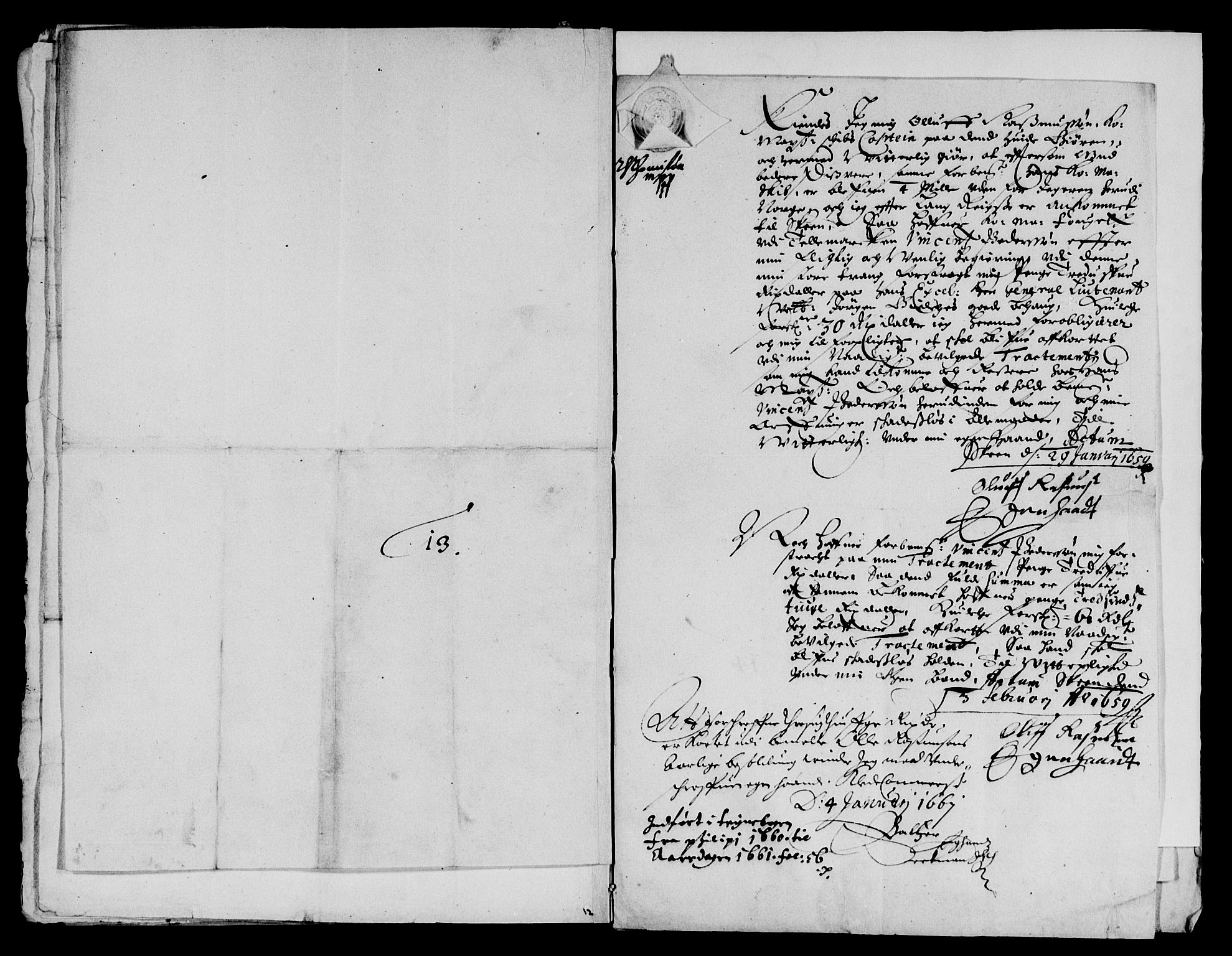 Rentekammeret inntil 1814, Reviderte regnskaper, Lensregnskaper, AV/RA-EA-5023/R/Rb/Rbp/L0046: Bratsberg len, 1658-1660