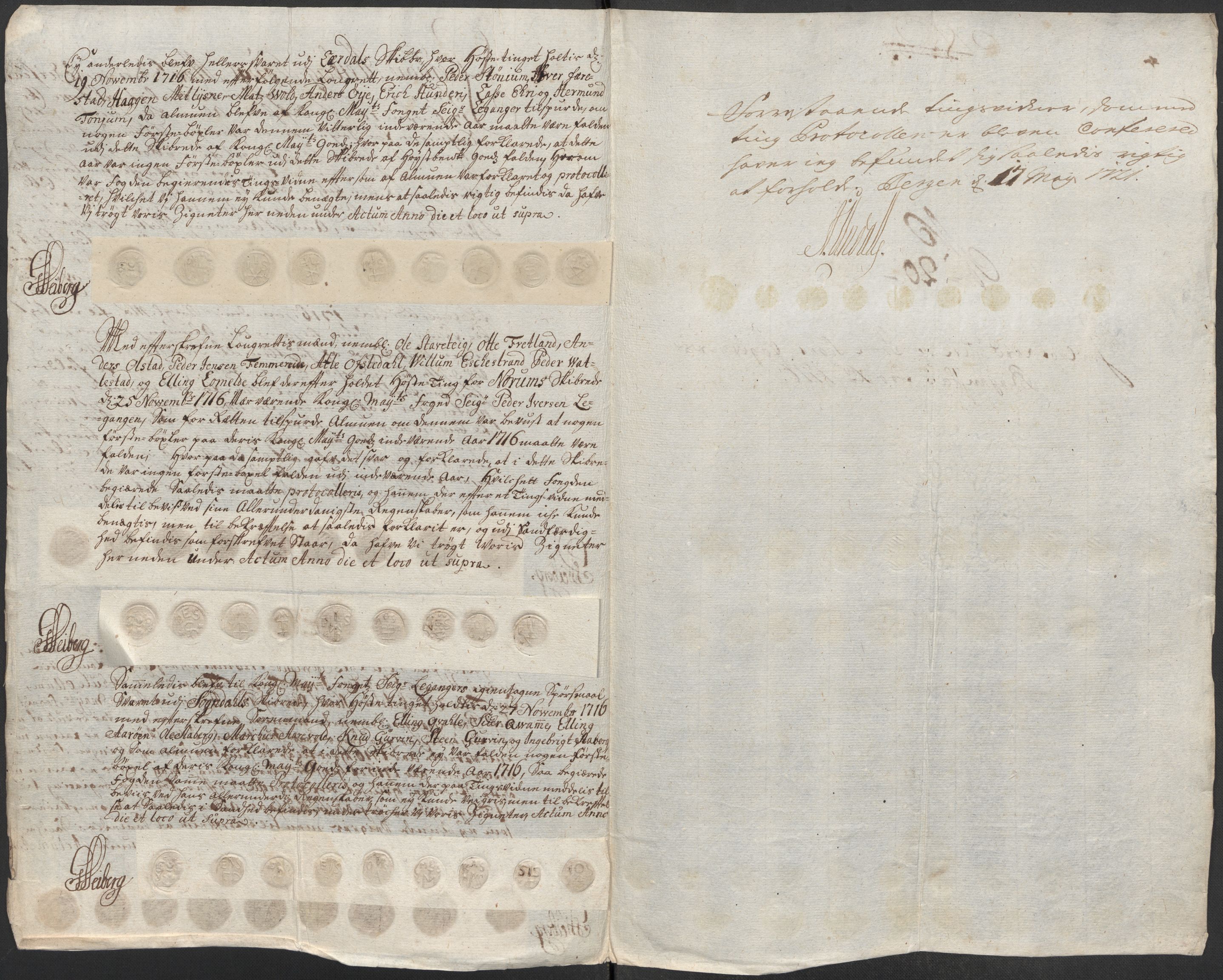 Rentekammeret inntil 1814, Reviderte regnskaper, Fogderegnskap, AV/RA-EA-4092/R52/L3320: Fogderegnskap Sogn, 1715-1716, p. 456