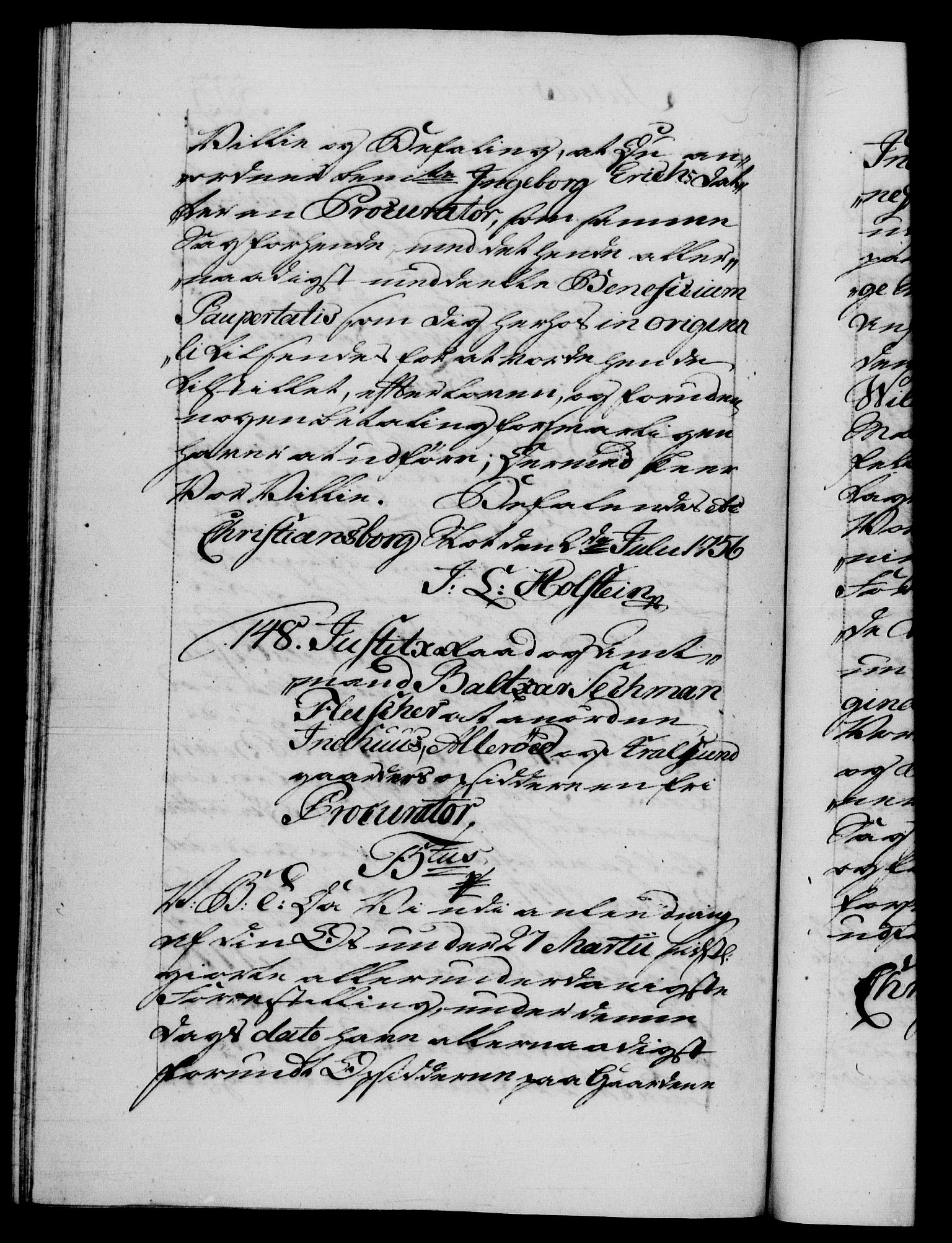 Danske Kanselli 1572-1799, AV/RA-EA-3023/F/Fc/Fca/Fcab/L0035: Norske tegnelser, 1755-1756, p. 503b