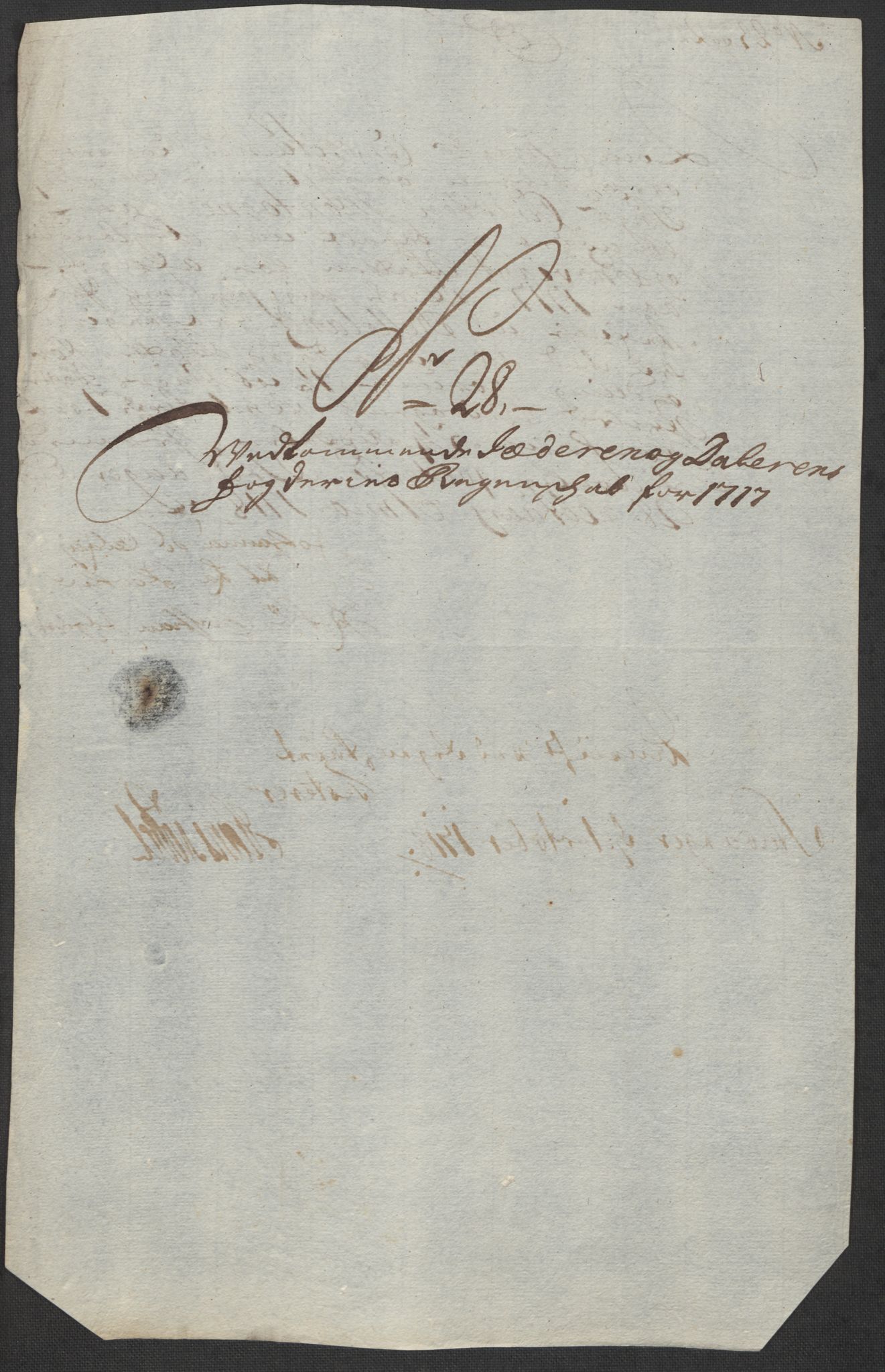 Rentekammeret inntil 1814, Reviderte regnskaper, Fogderegnskap, AV/RA-EA-4092/R46/L2742: Fogderegnskap Jæren og Dalane, 1717, p. 130