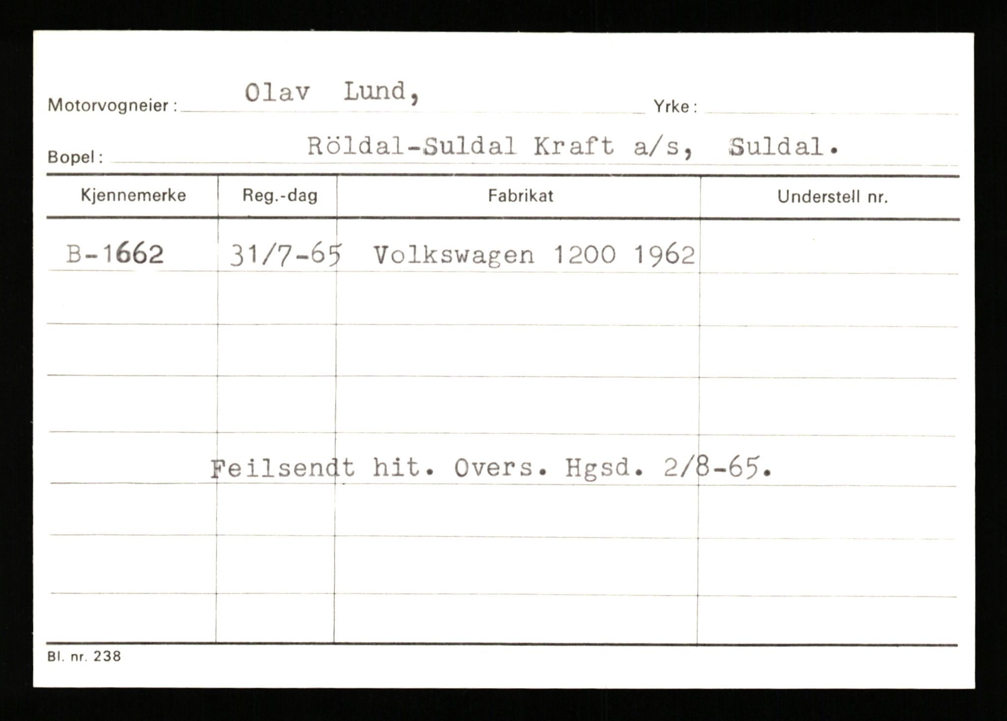 Stavanger trafikkstasjon, AV/SAST-A-101942/0/G/L0001: Registreringsnummer: 0 - 5782, 1930-1971, p. 1159