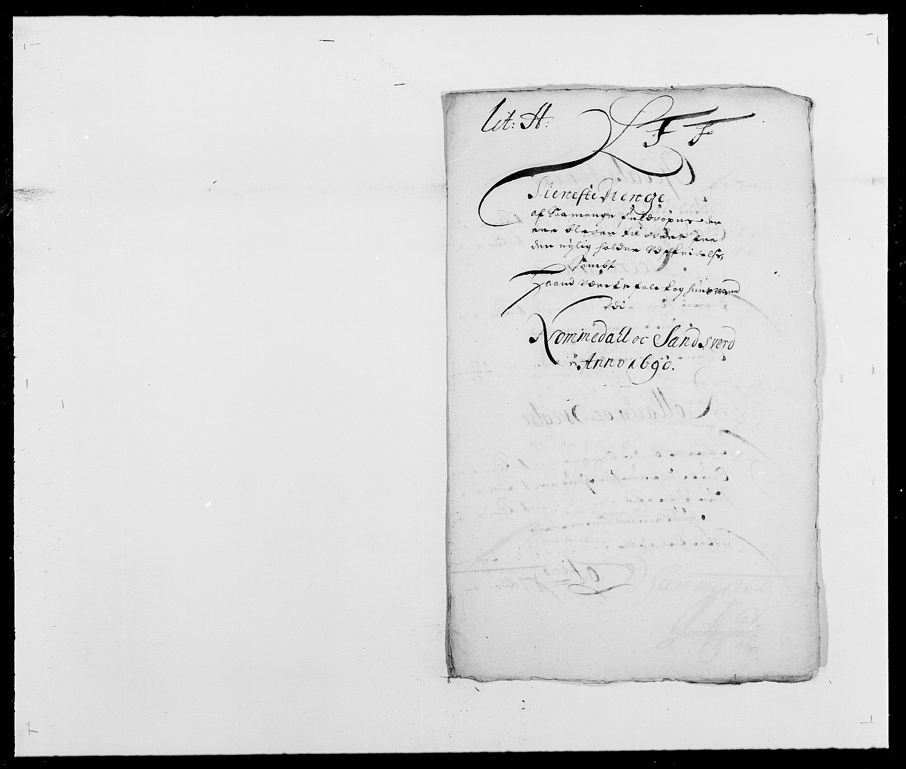 Rentekammeret inntil 1814, Reviderte regnskaper, Fogderegnskap, RA/EA-4092/R24/L1573: Fogderegnskap Numedal og Sandsvær, 1687-1691, p. 450