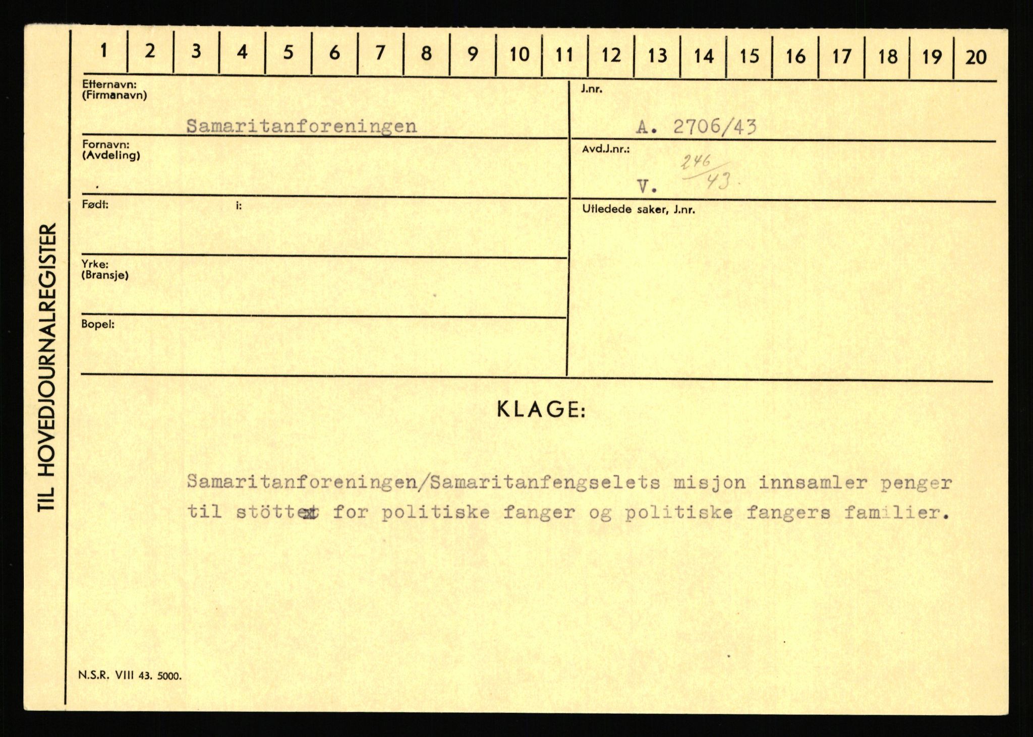 Statspolitiet - Hovedkontoret / Osloavdelingen, AV/RA-S-1329/C/Ca/L0013: Raa - Servold, 1943-1945, p. 3440