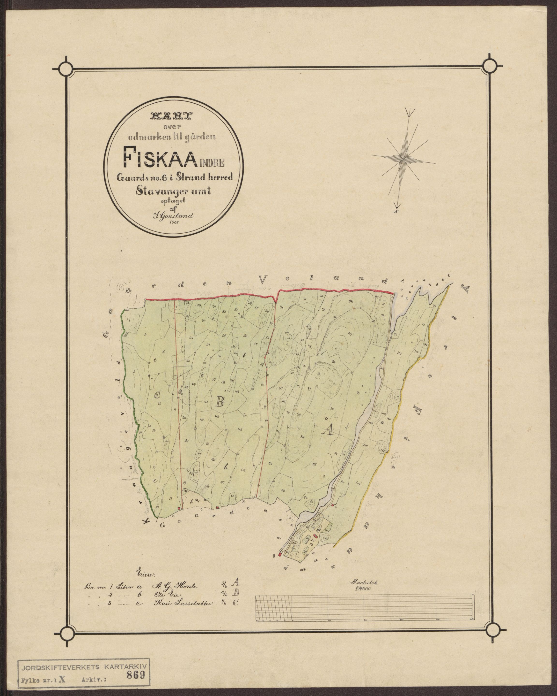 Jordskifteverkets kartarkiv, AV/RA-S-3929/T, 1859-1988, p. 962