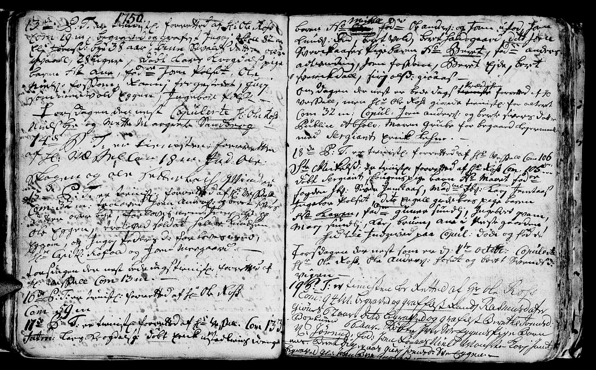 Ministerialprotokoller, klokkerbøker og fødselsregistre - Sør-Trøndelag, AV/SAT-A-1456/668/L0813: Parish register (copy) no. 668C02, 1743-1765