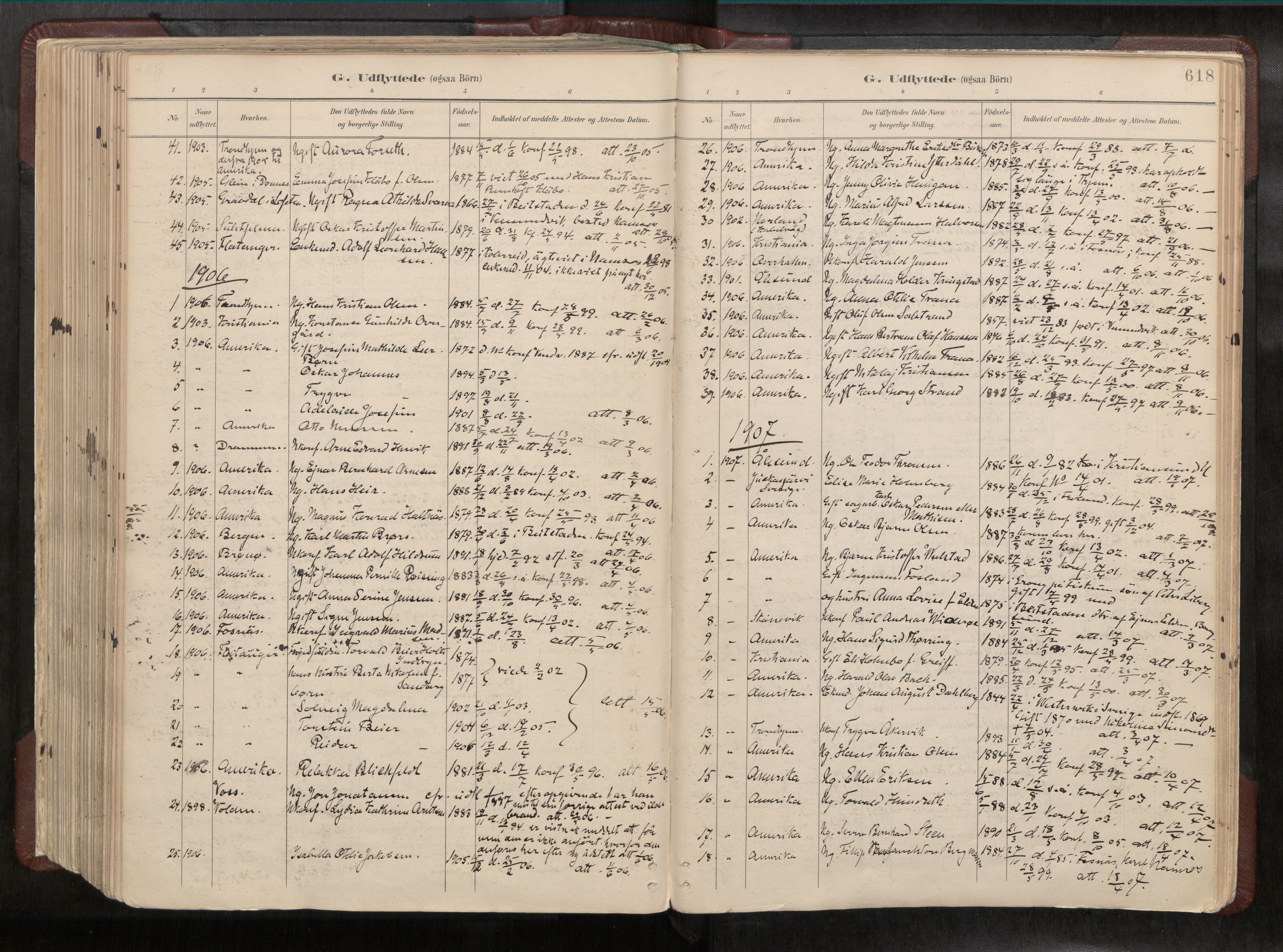 Ministerialprotokoller, klokkerbøker og fødselsregistre - Nord-Trøndelag, SAT/A-1458/768/L0579a: Parish register (official) no. 768A14, 1887-1931, p. 618