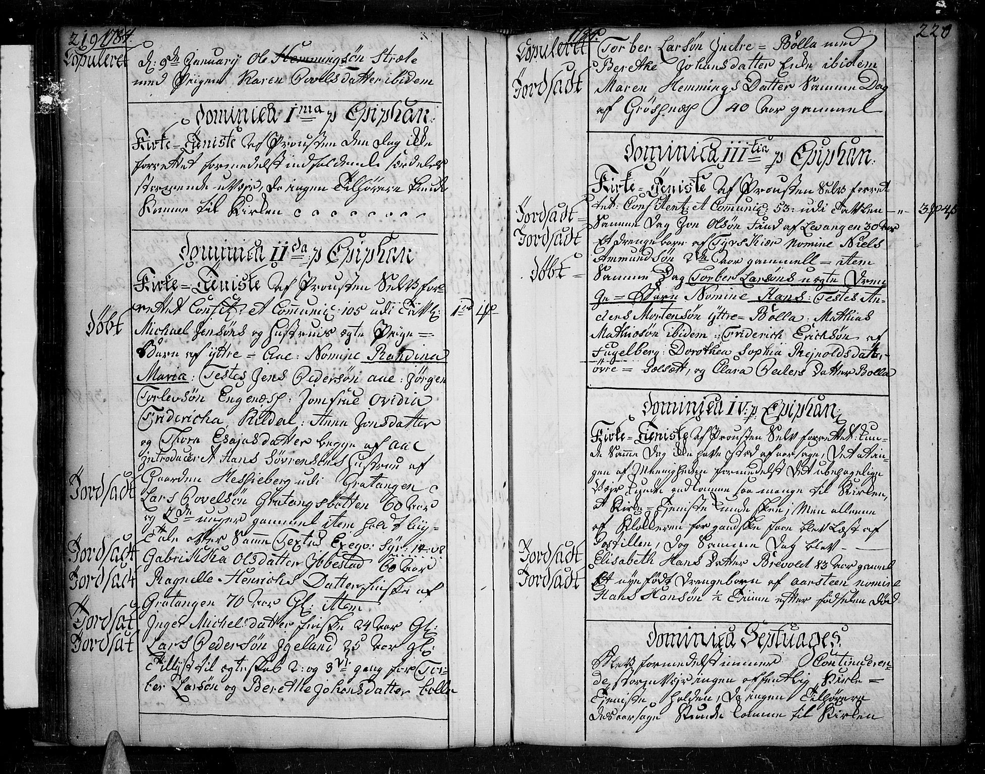 Ibestad sokneprestembete, AV/SATØ-S-0077/H/Ha/Haa/L0003kirke: Parish register (official) no. 3, 1776-1801, p. 219-220