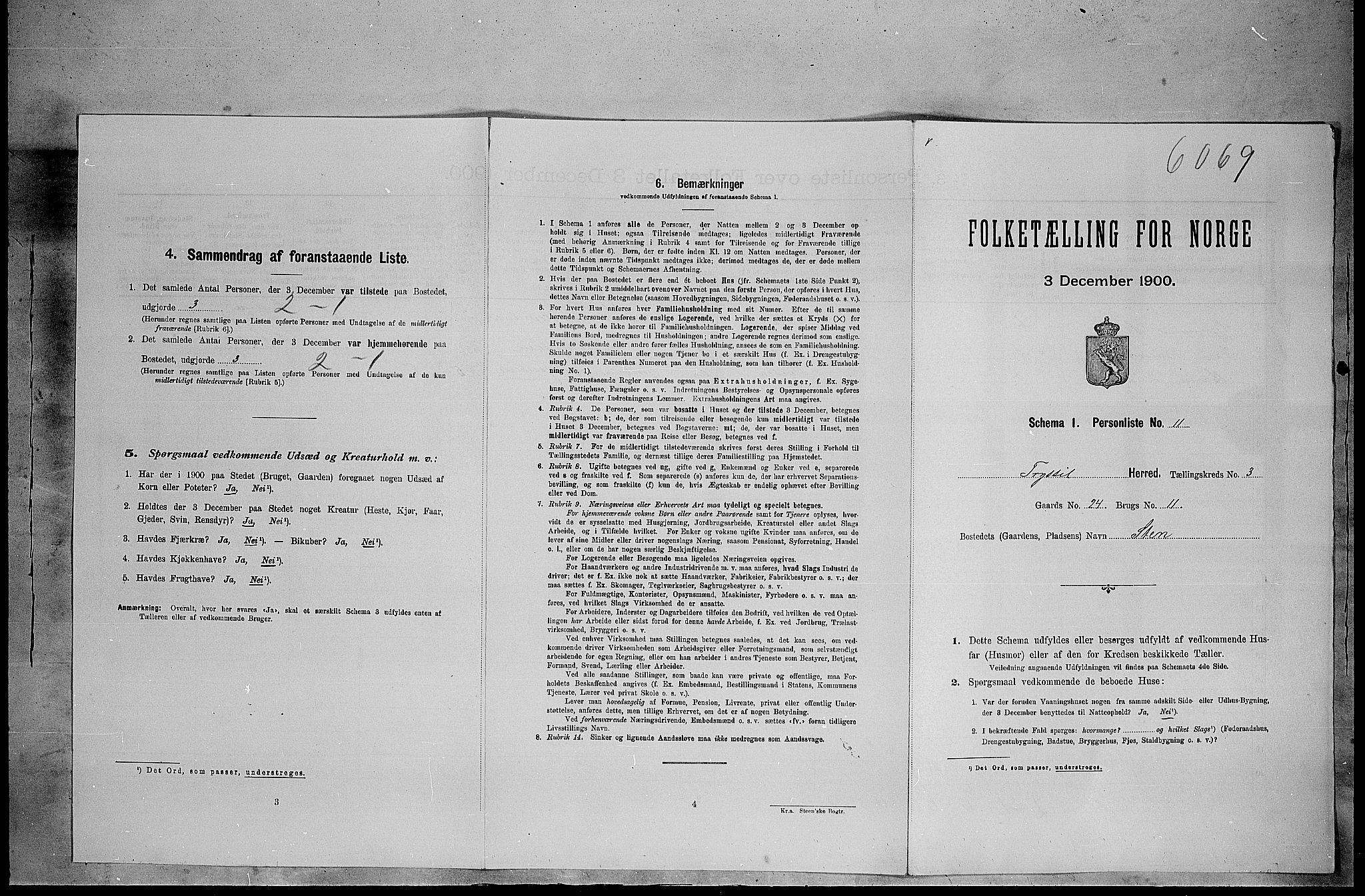 SAH, 1900 census for Trysil, 1900, p. 342