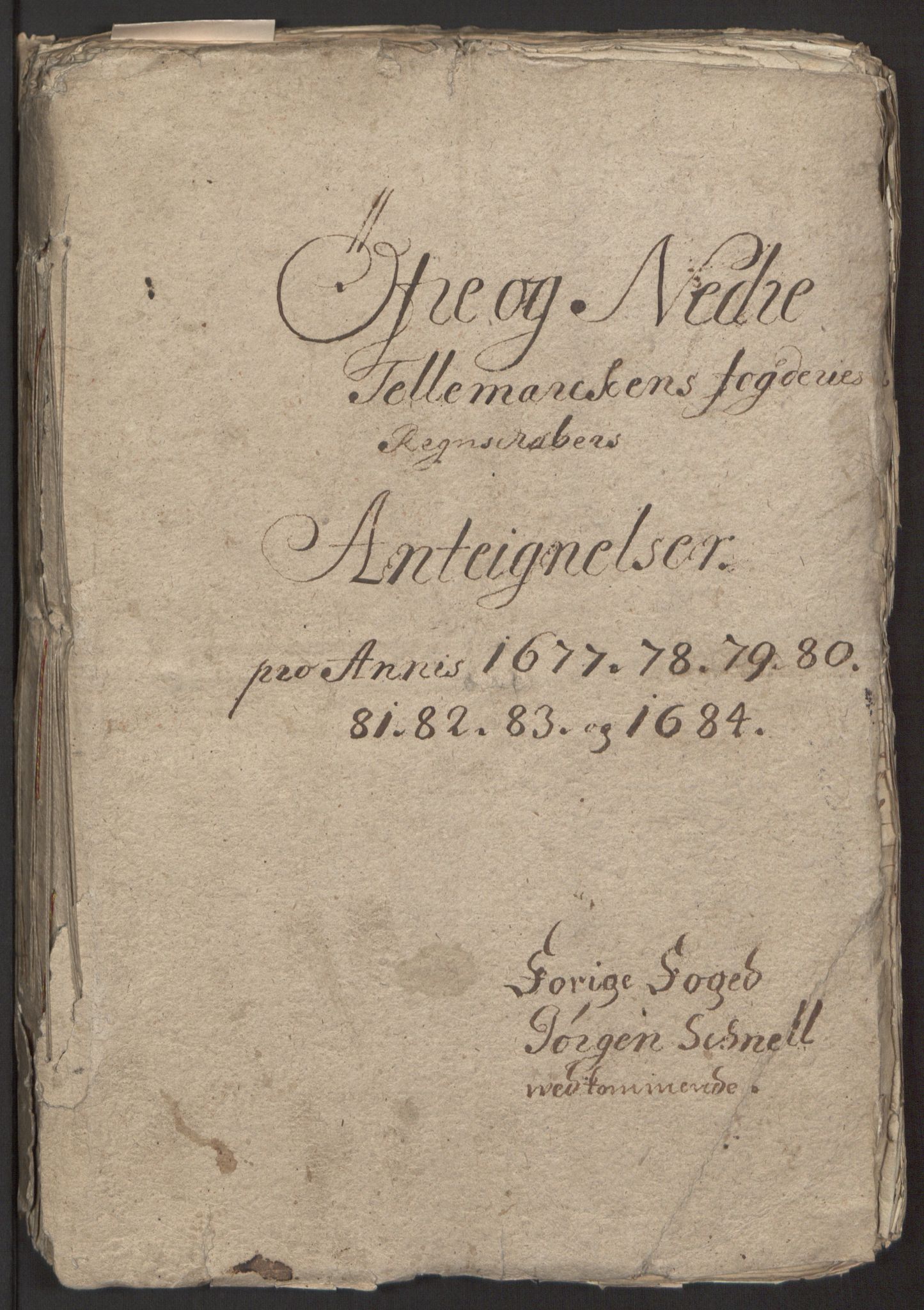 Rentekammeret inntil 1814, Reviderte regnskaper, Fogderegnskap, RA/EA-4092/R35/L2081: Fogderegnskap Øvre og Nedre Telemark, 1680-1684, p. 240