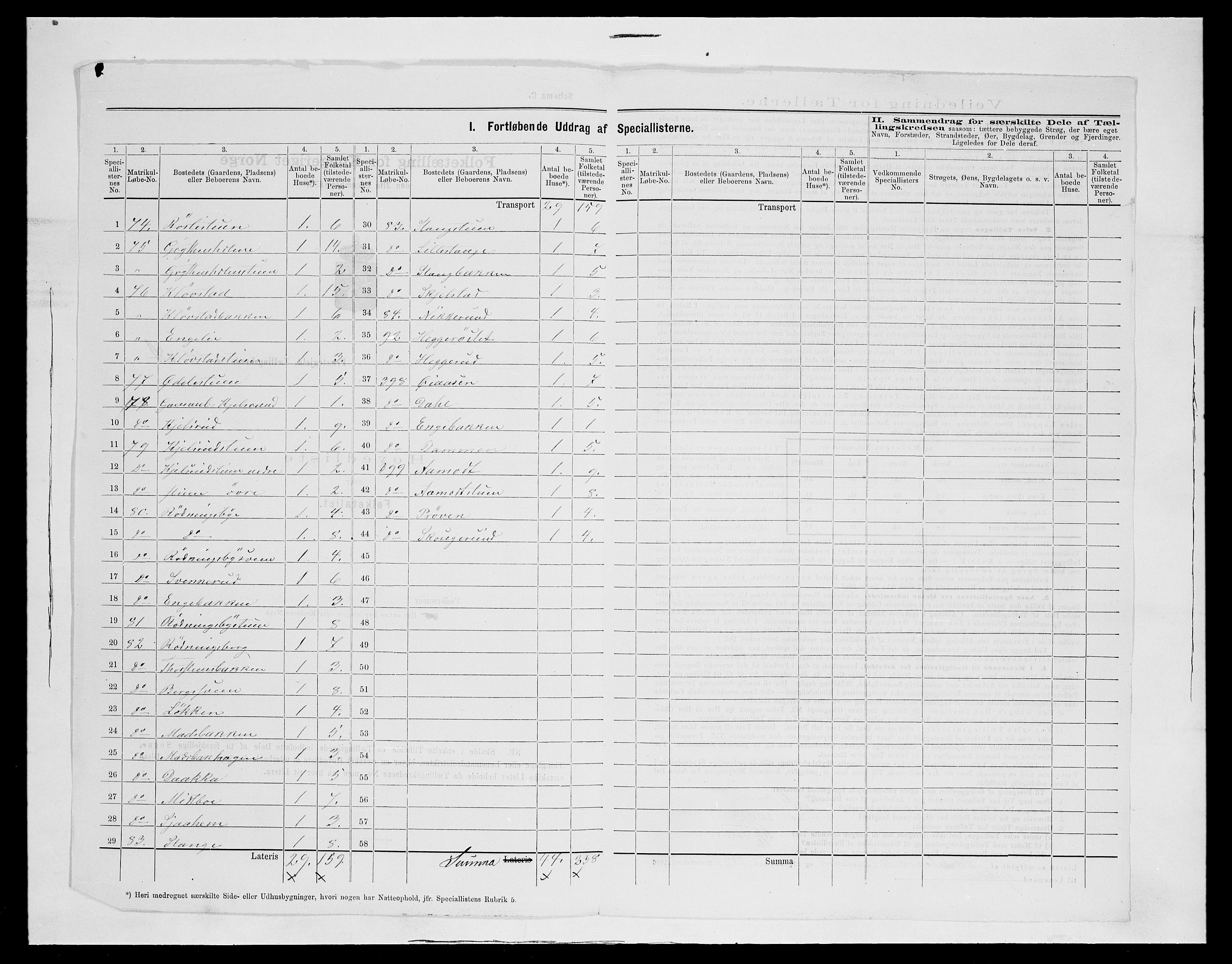 SAH, 1875 census for 0528P Østre Toten, 1875, p. 69