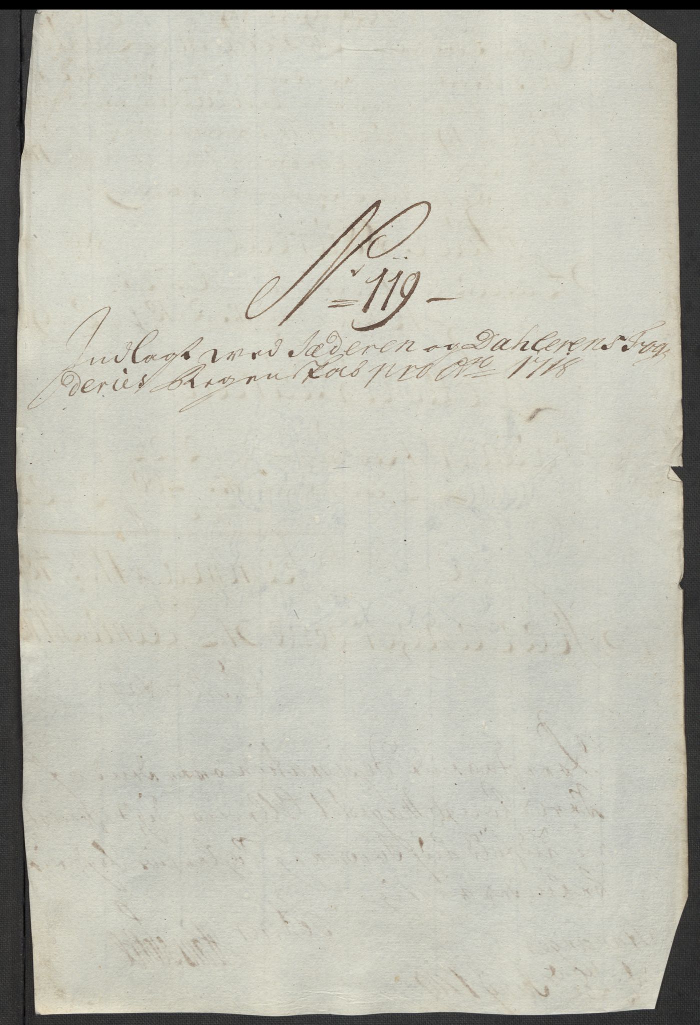 Rentekammeret inntil 1814, Reviderte regnskaper, Fogderegnskap, AV/RA-EA-4092/R46/L2743: Fogderegnskap Jæren og Dalane, 1718, p. 399