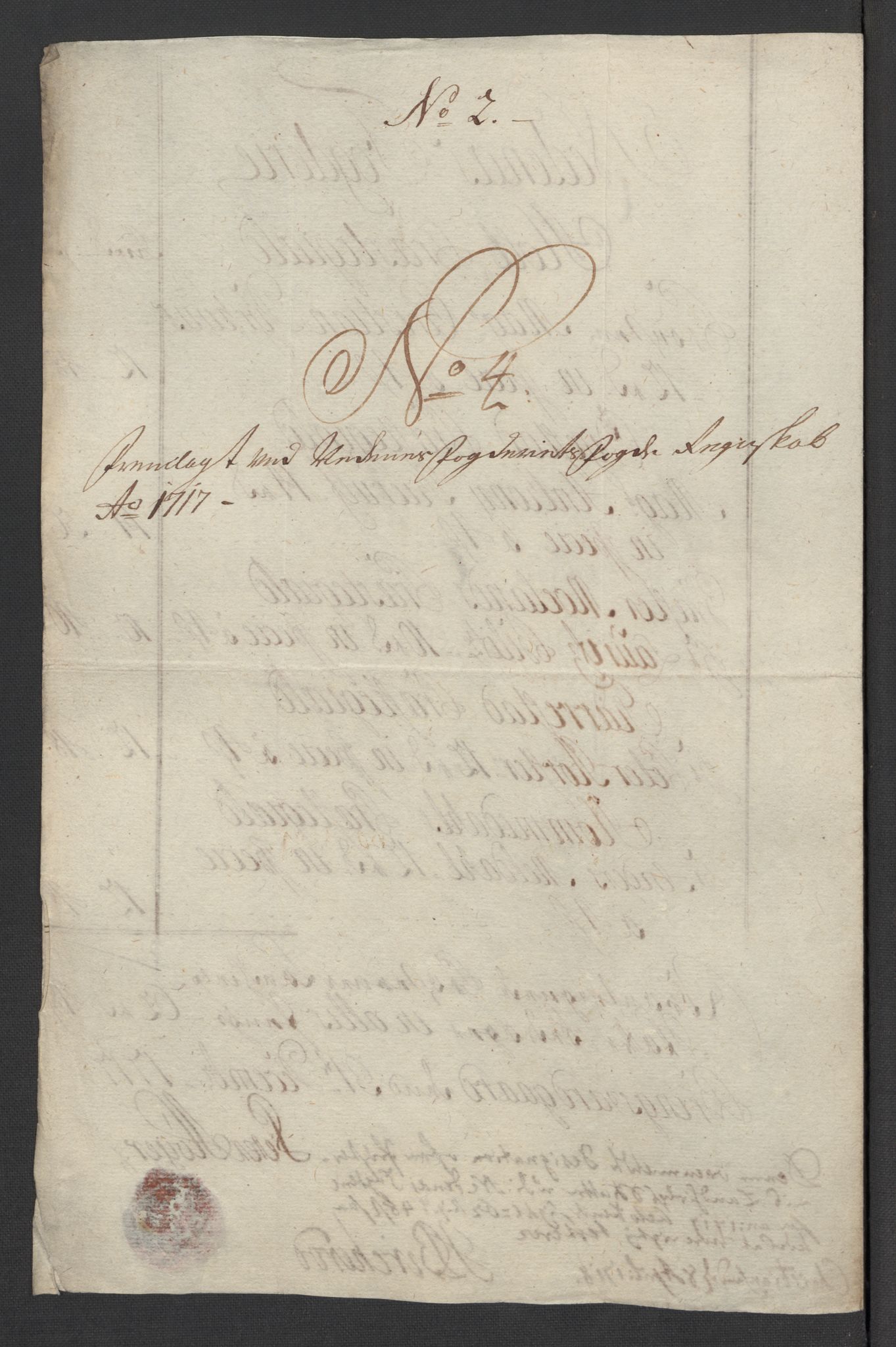 Rentekammeret inntil 1814, Reviderte regnskaper, Fogderegnskap, AV/RA-EA-4092/R39/L2326: Fogderegnskap Nedenes, 1717, p. 127