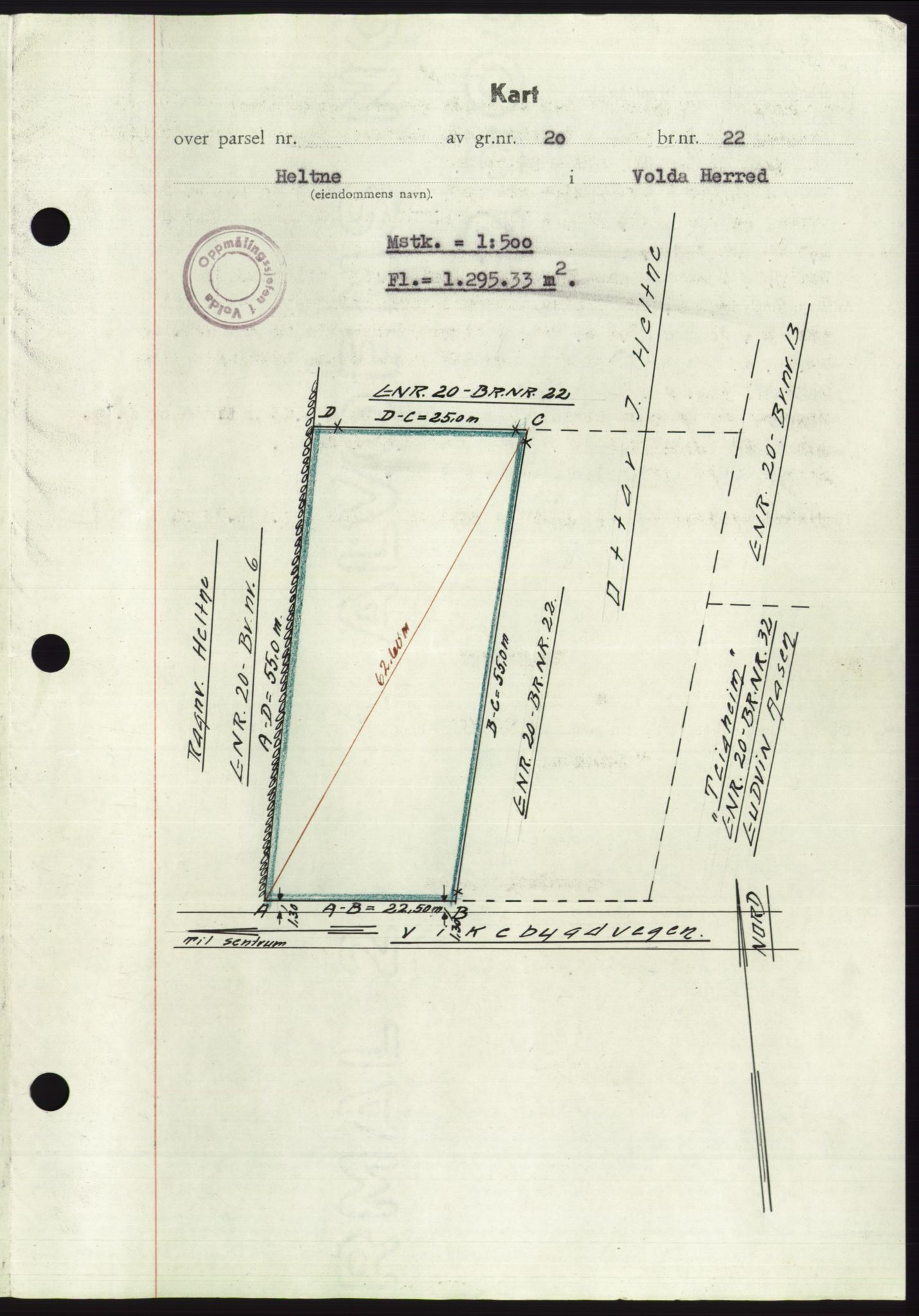 Søre Sunnmøre sorenskriveri, AV/SAT-A-4122/1/2/2C/L0086: Mortgage book no. 12A, 1949-1950, Diary no: : 930/1950