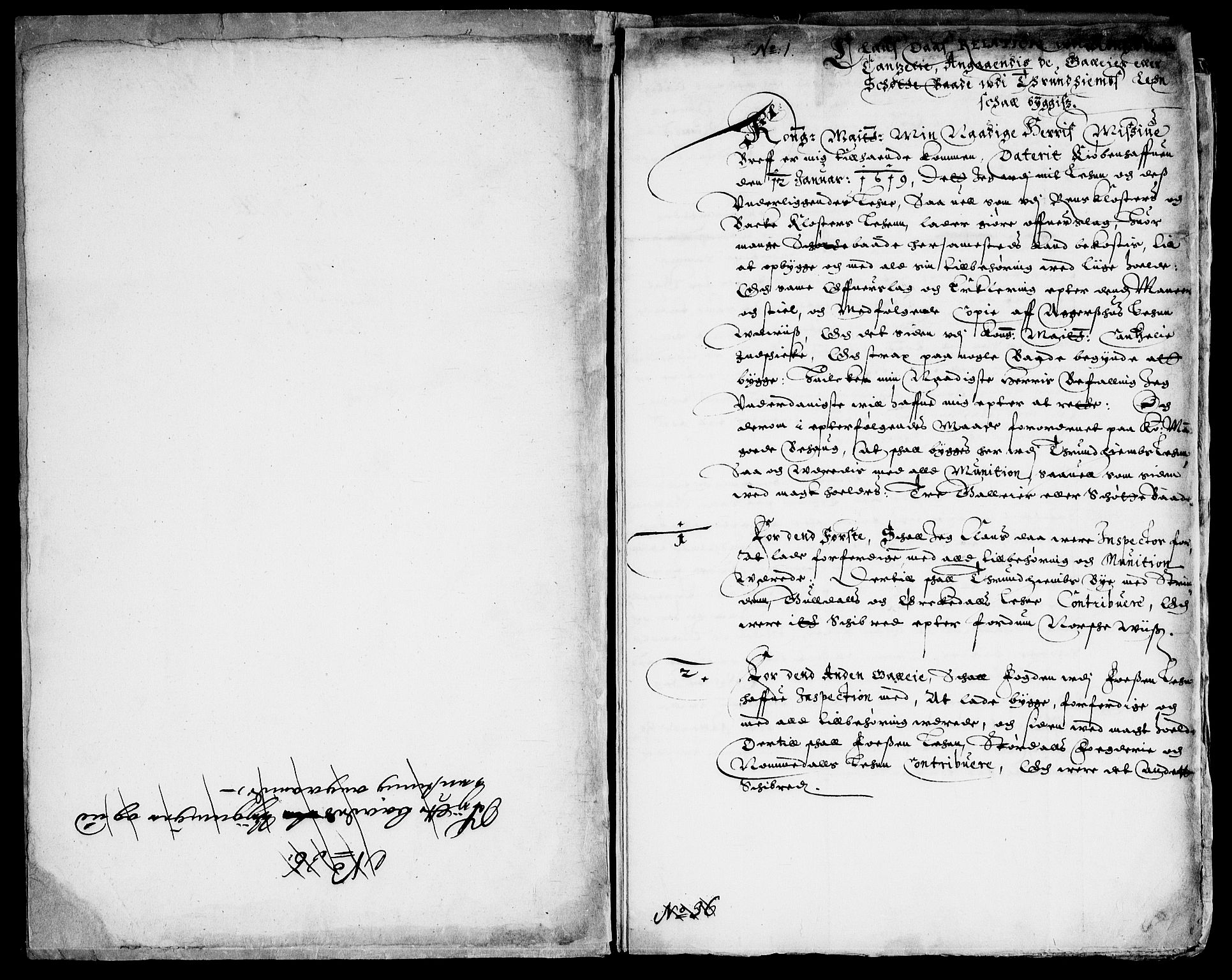 Danske Kanselli, Skapsaker, AV/RA-EA-4061/F/L0073: Skap 15, pakke 52-75, 1618-1719, p. 14