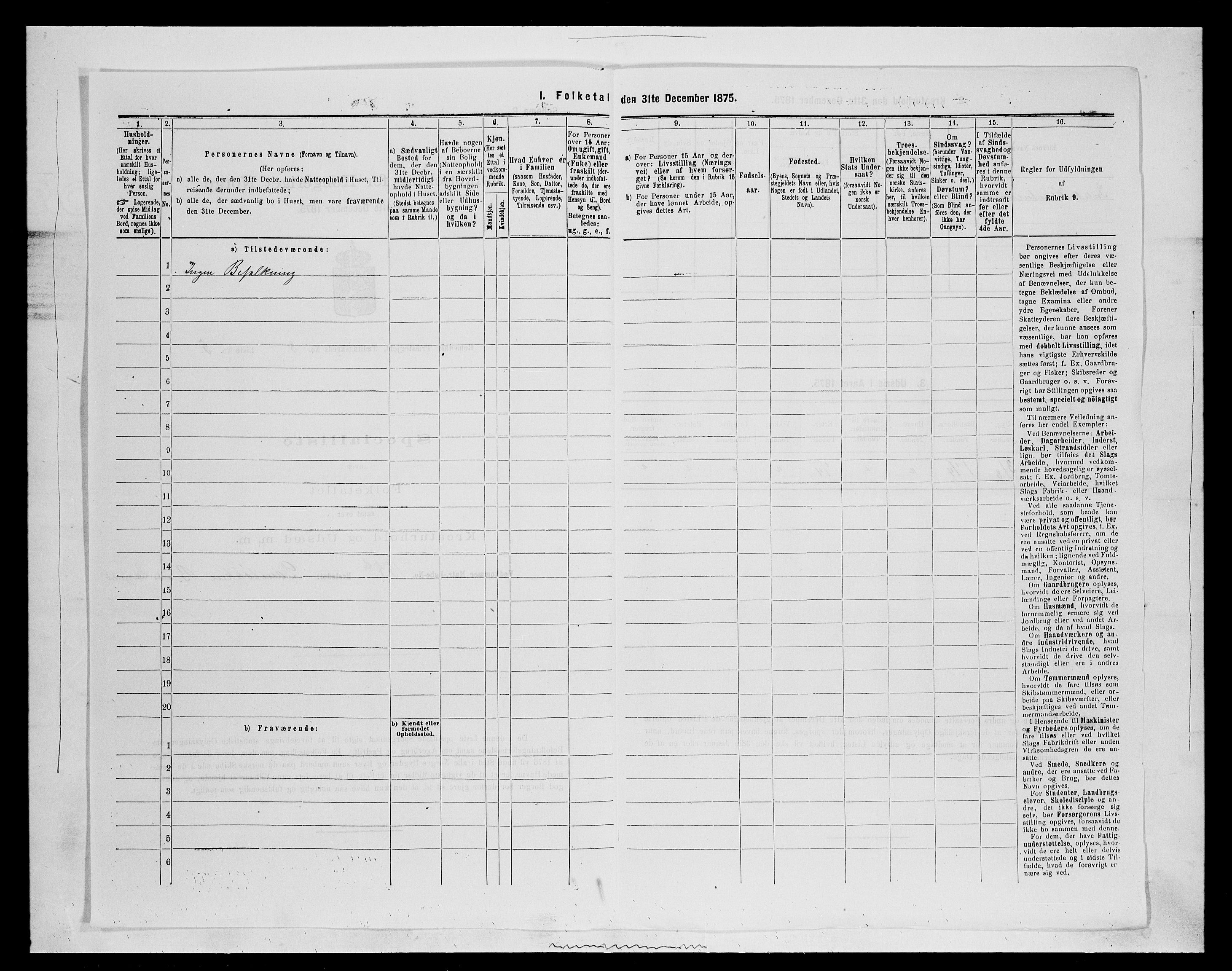 SAH, 1875 census for 0416P Romedal, 1875, p. 1215