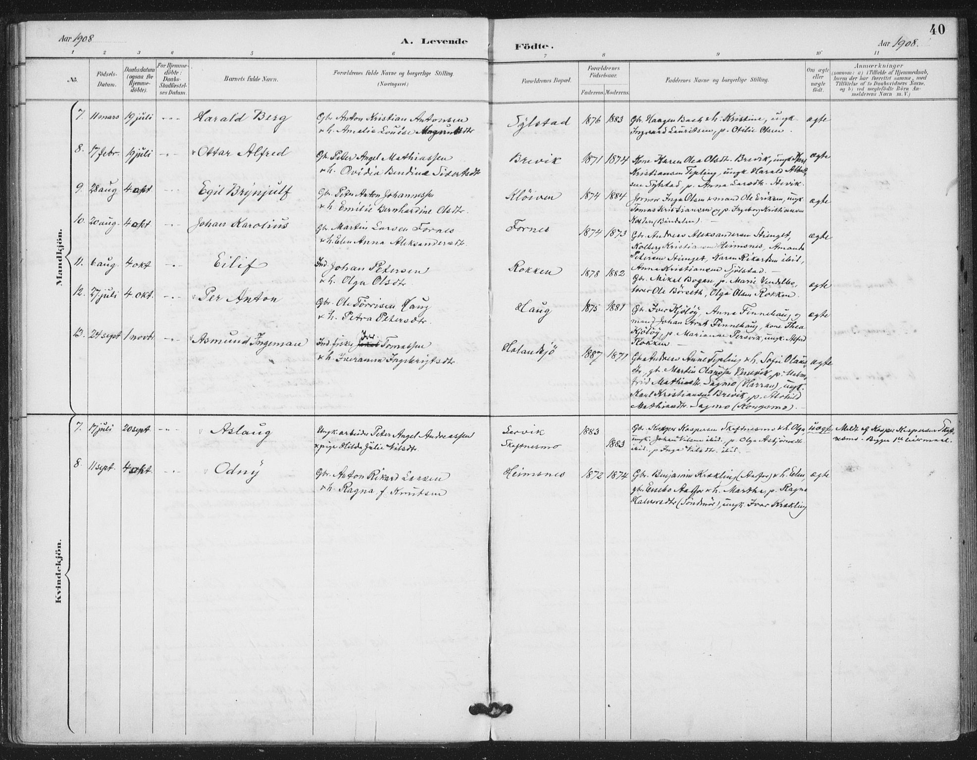 Ministerialprotokoller, klokkerbøker og fødselsregistre - Nord-Trøndelag, AV/SAT-A-1458/783/L0660: Parish register (official) no. 783A02, 1886-1918, p. 40