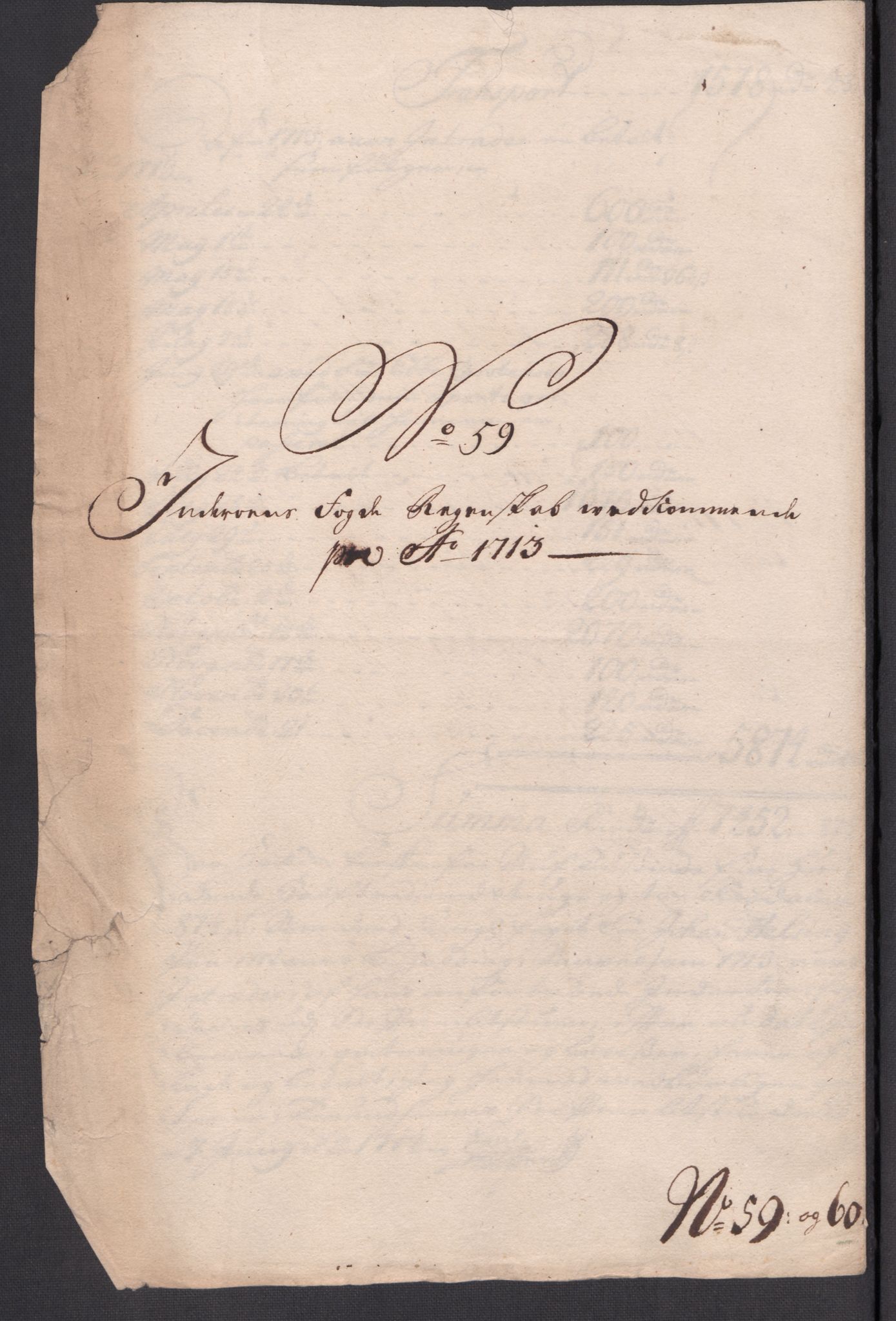 Rentekammeret inntil 1814, Reviderte regnskaper, Fogderegnskap, RA/EA-4092/R63/L4321: Fogderegnskap Inderøy, 1713, p. 436