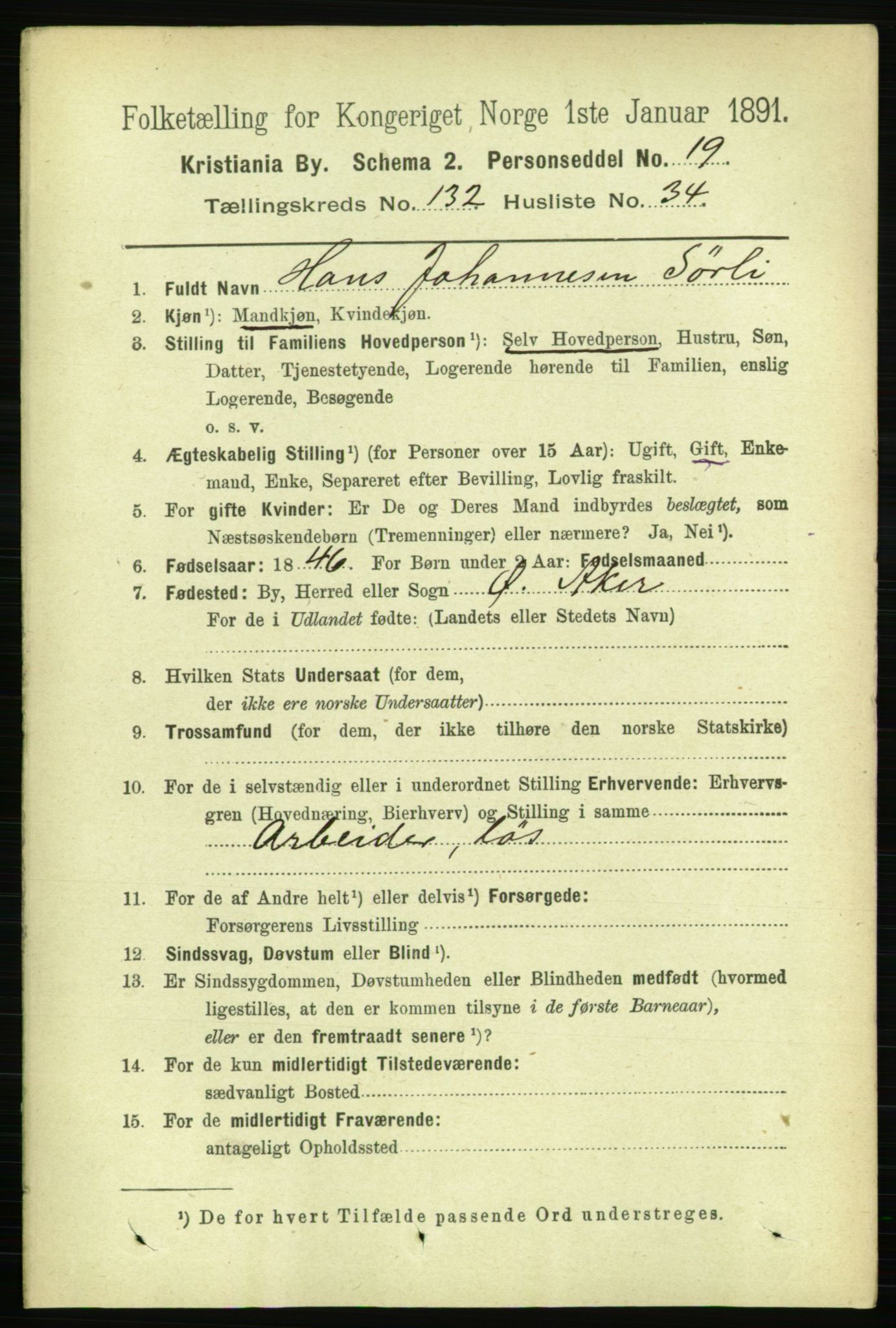 RA, 1891 census for 0301 Kristiania, 1891, p. 71937