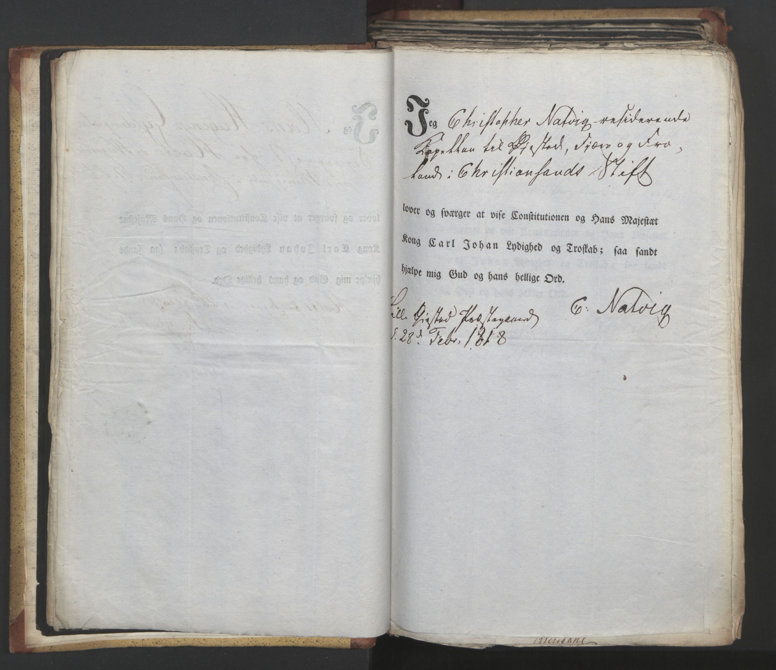 Statsrådsavdelingen i Stockholm, AV/RA-S-1003/D/Da/L0014: Regjeringsinnstillinger nr. 2890-3057, 1818, p. 33