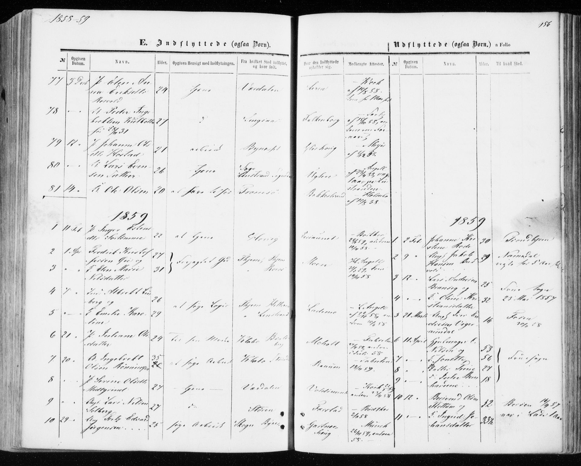 Ministerialprotokoller, klokkerbøker og fødselsregistre - Sør-Trøndelag, SAT/A-1456/606/L0292: Parish register (official) no. 606A07, 1856-1865, p. 456