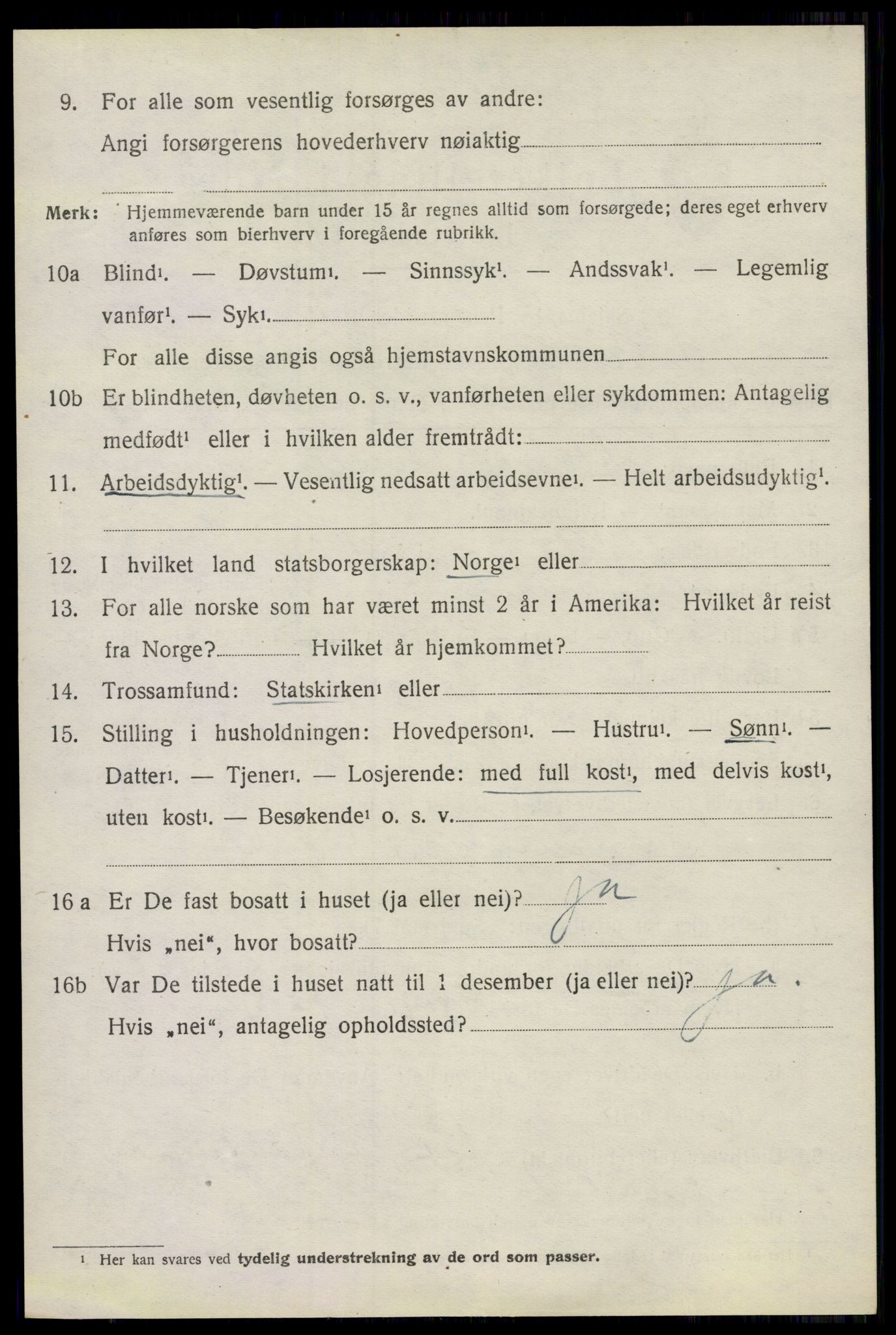 SAO, 1920 census for Sørum, 1920, p. 5912
