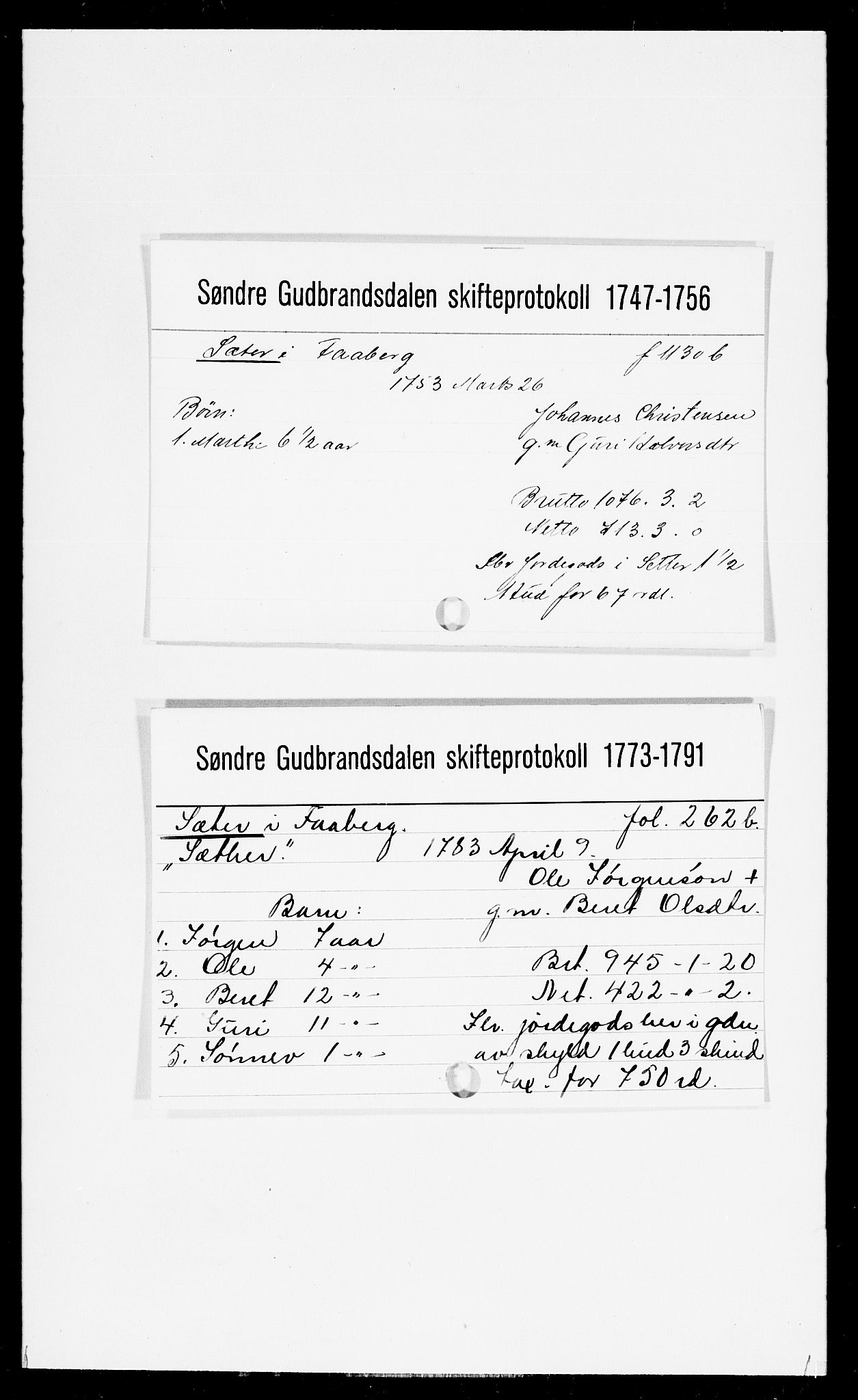 Sør-Gudbrandsdal tingrett, SAH/TING-004/J, 1658-1885, p. 16505