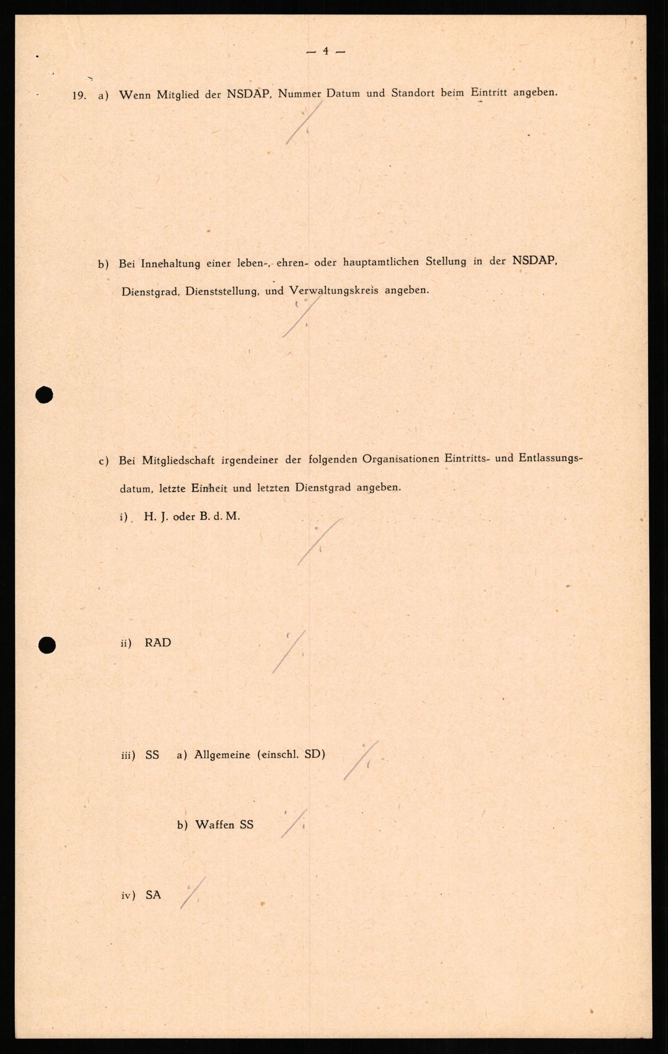 Forsvaret, Forsvarets overkommando II, AV/RA-RAFA-3915/D/Db/L0024: CI Questionaires. Tyske okkupasjonsstyrker i Norge. Tyskere., 1945-1946, p. 298