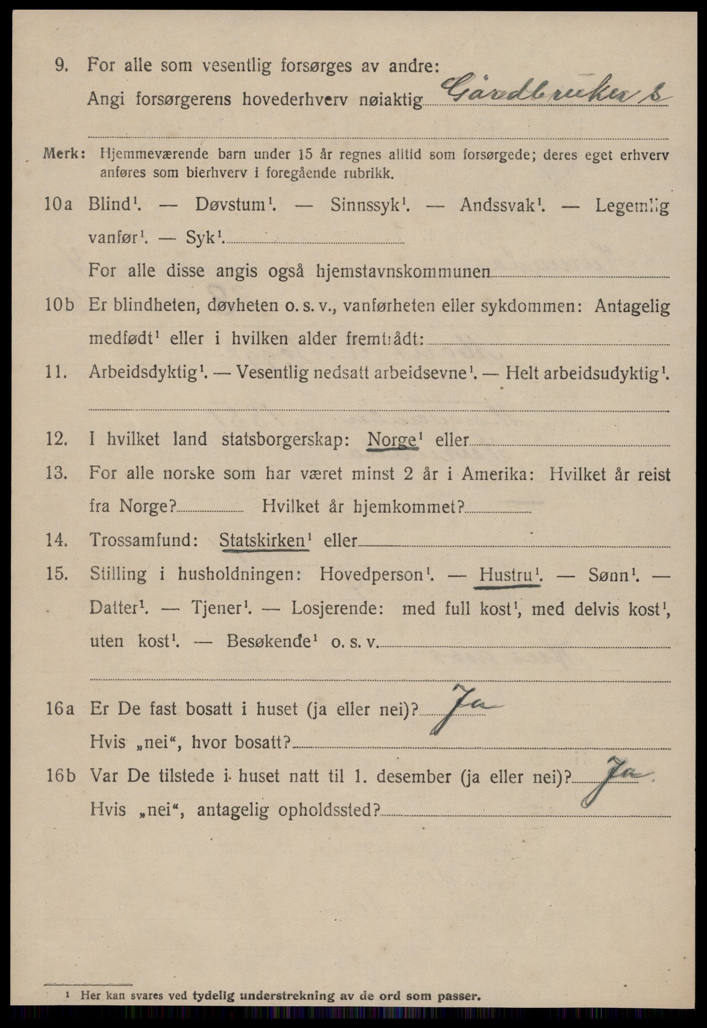 SAT, 1920 census for Surnadal, 1920, p. 3104