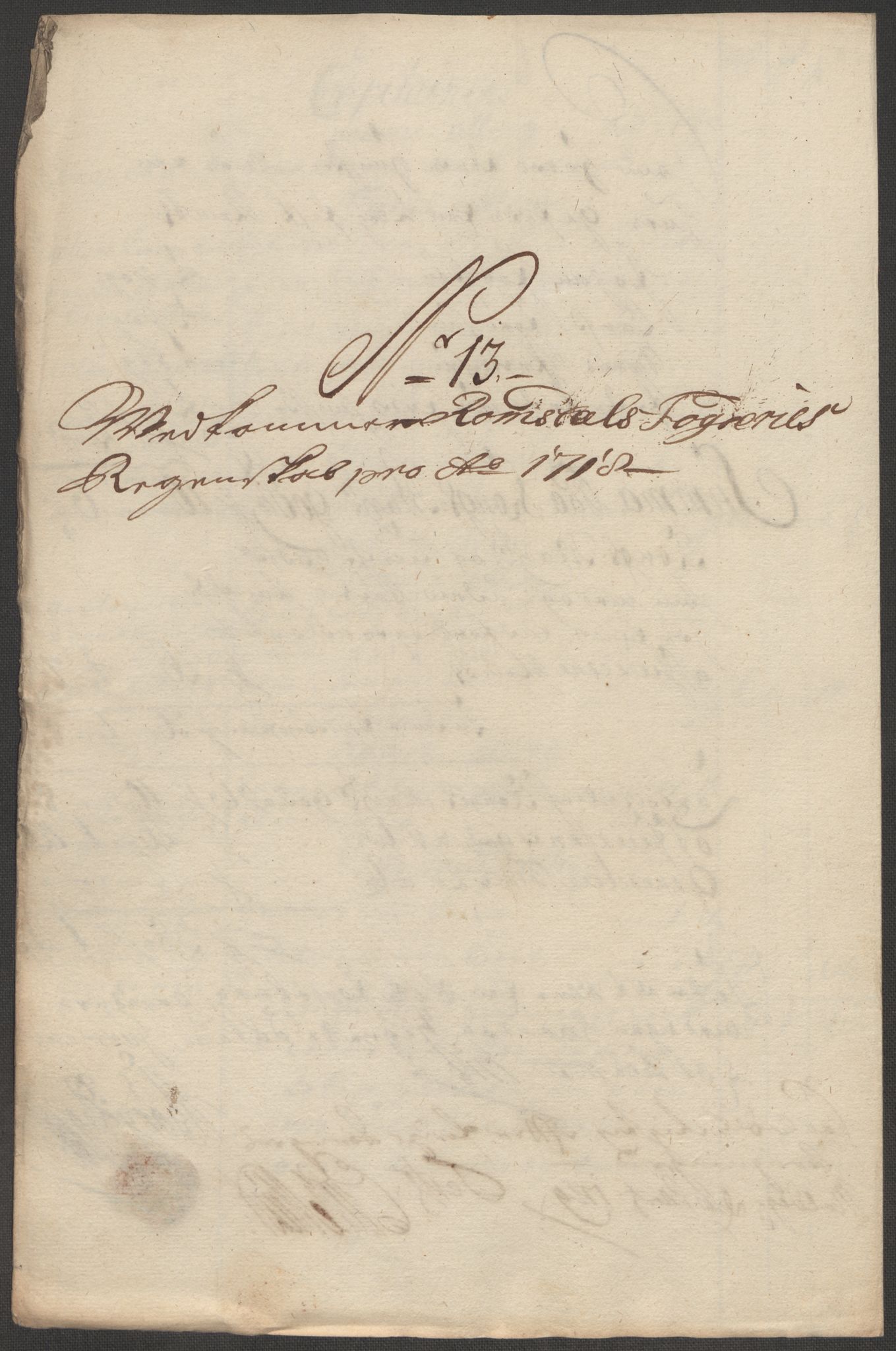 Rentekammeret inntil 1814, Reviderte regnskaper, Fogderegnskap, AV/RA-EA-4092/R55/L3665: Fogderegnskap Romsdal, 1718, p. 131