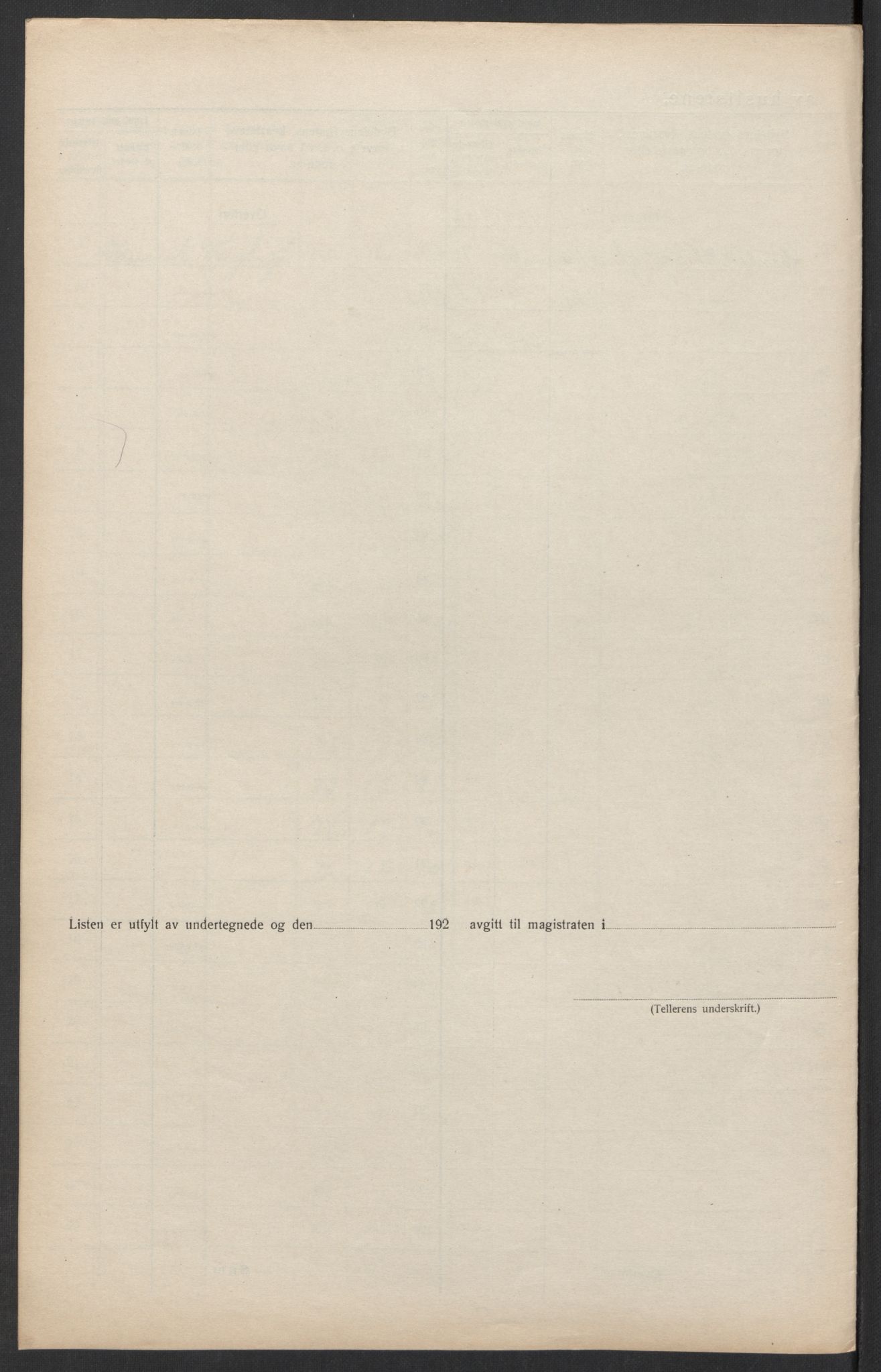 SAK, 1920 census for Kristiansand, 1920, p. 118