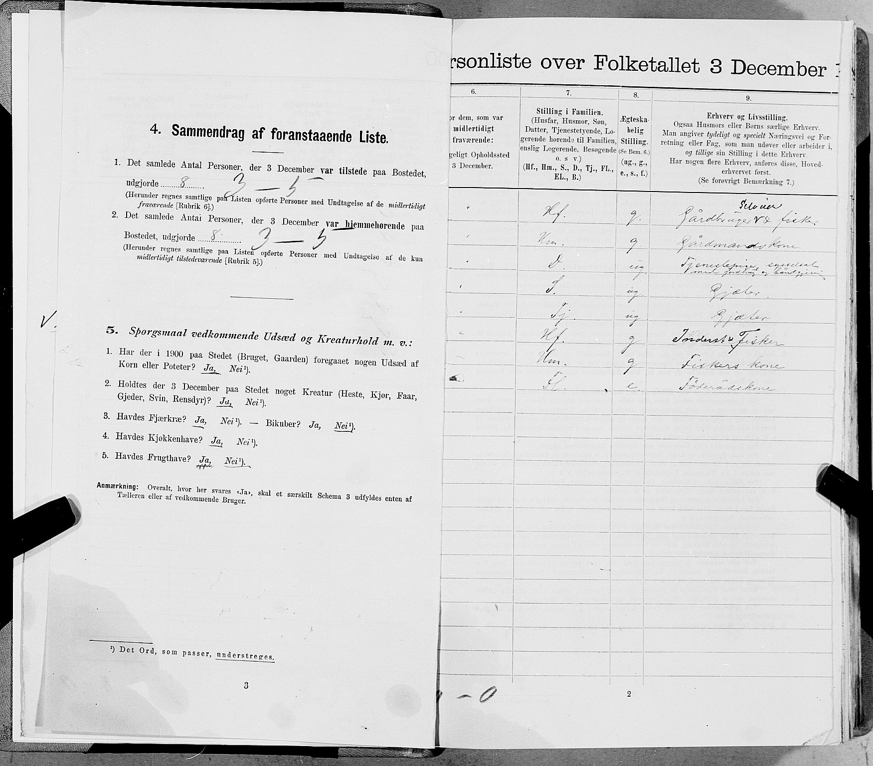 SAT, 1900 census for Leka, 1900, p. 16