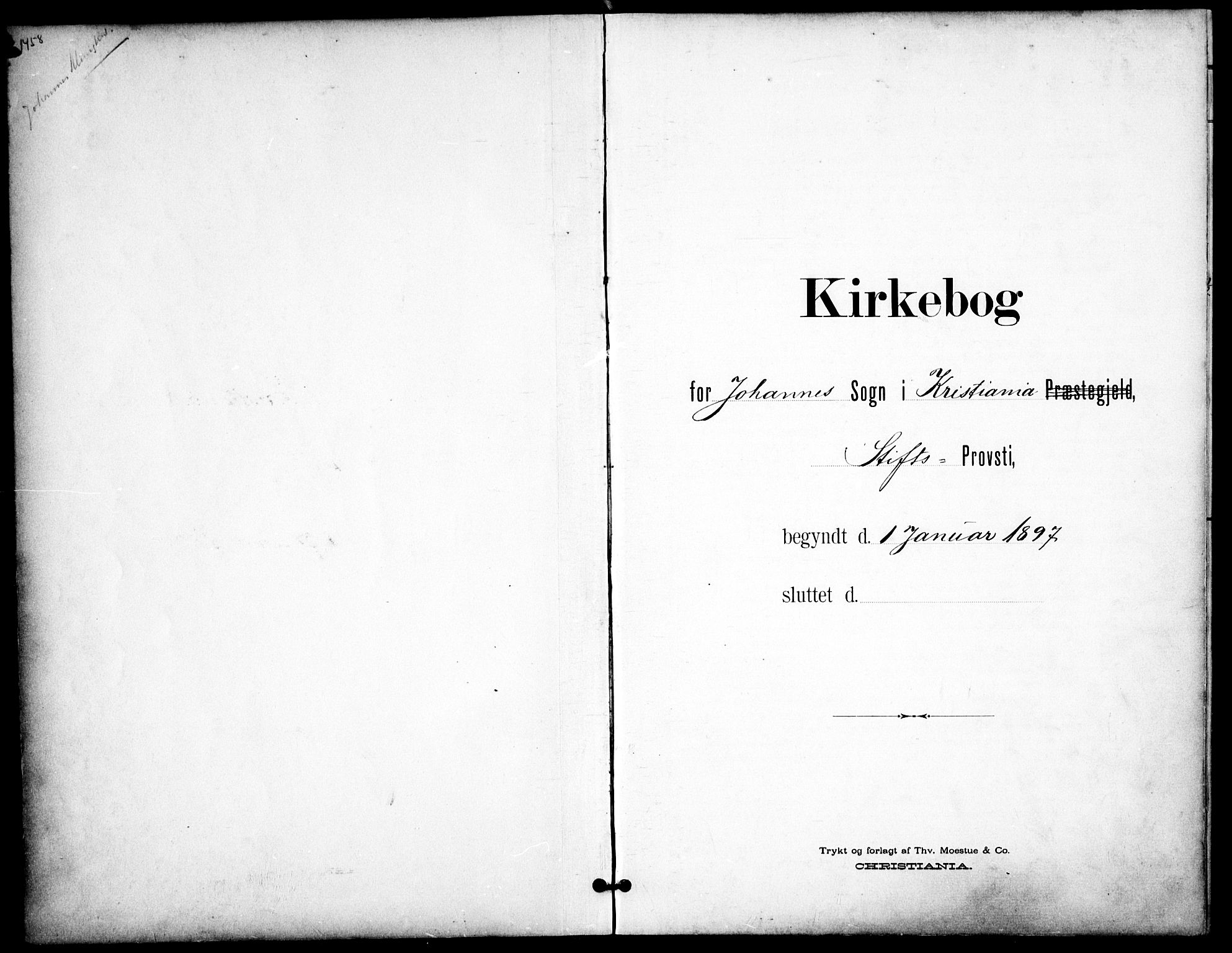 Johannes prestekontor Kirkebøker, SAO/A-10852/F/Fa/L0008: Parish register (official) no. 8, 1897-1917