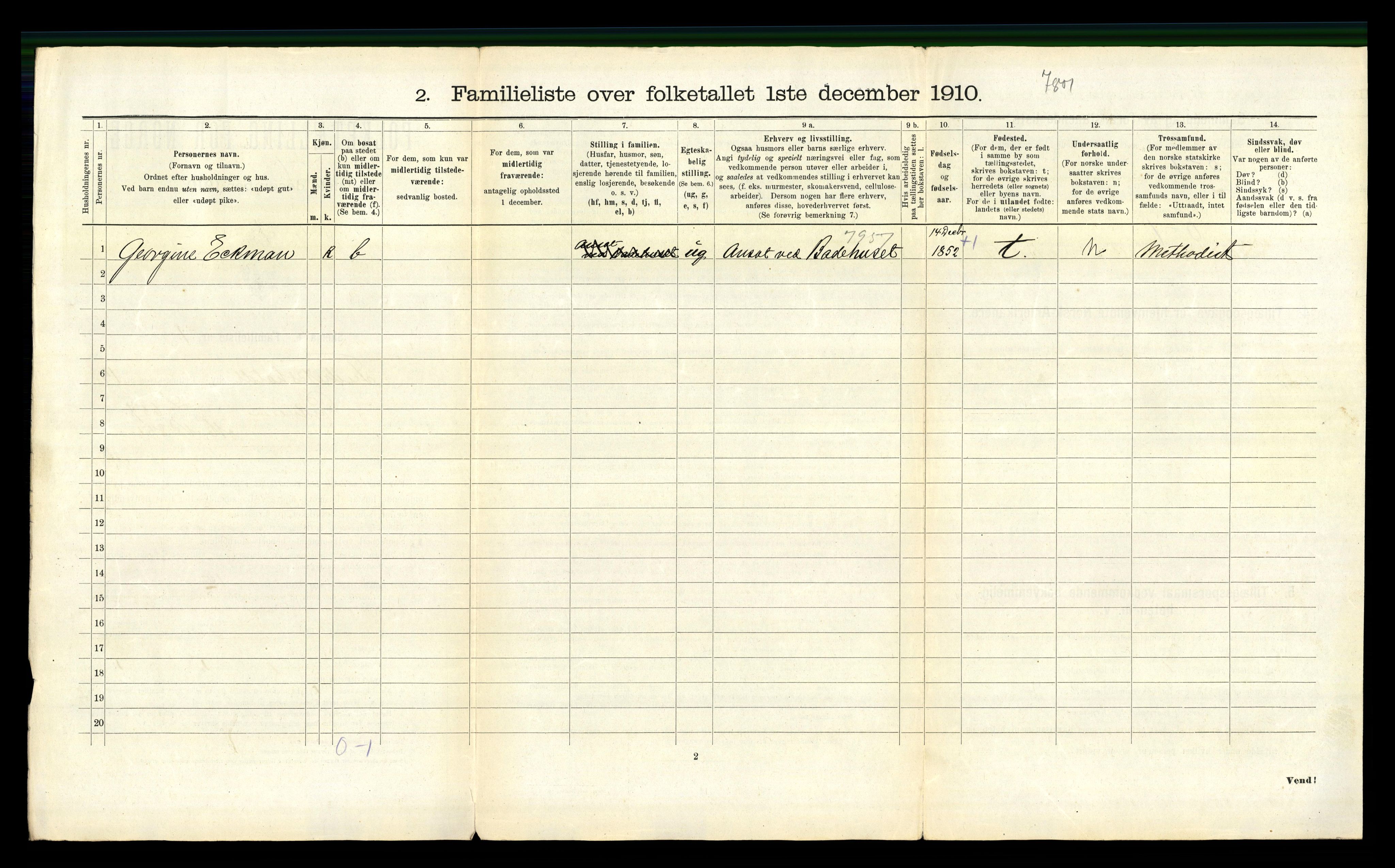 RA, 1910 census for Fredrikshald, 1910, p. 4893