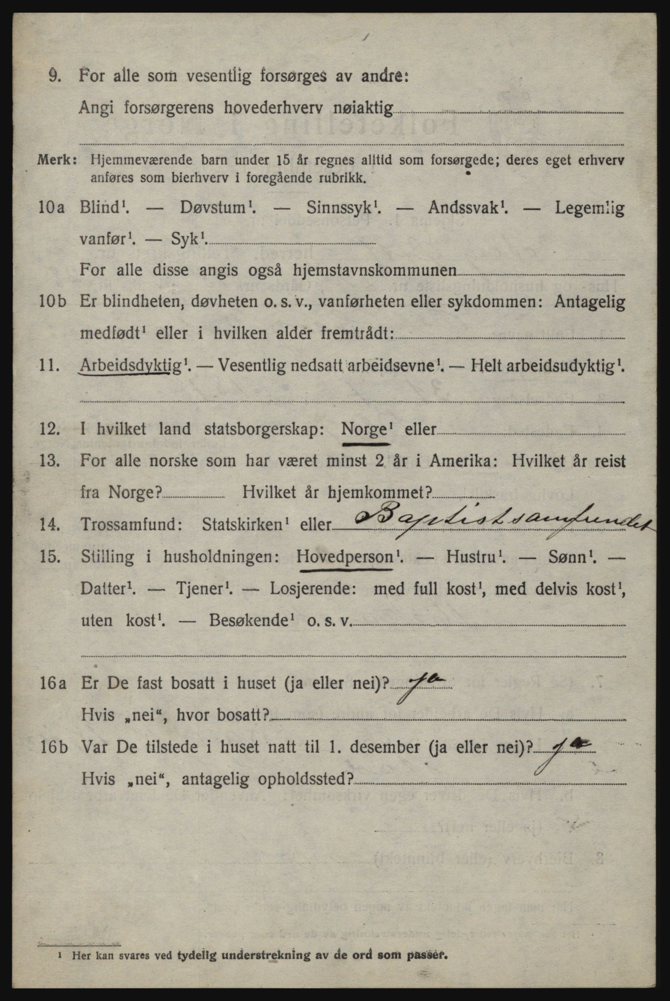 SAO, 1920 census for Berg, 1920, p. 7350