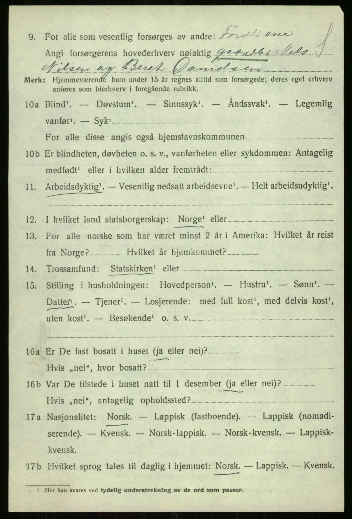 SATØ, 1920 census for Tromsøysund, 1920, p. 10715