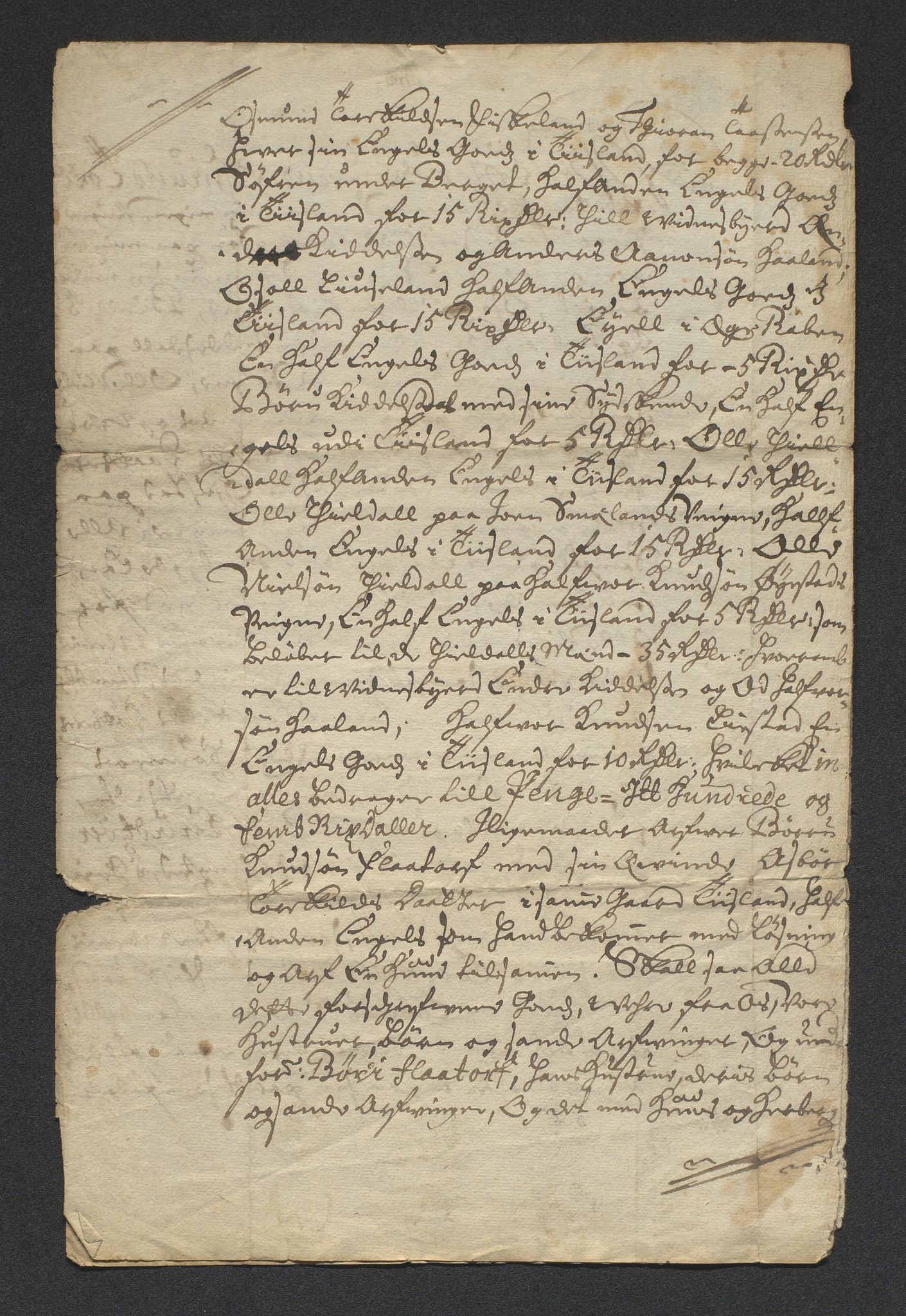 Gårdsarkiv Tisland, Laudal, AV/SAK-D/0280/F, 1741, p. 4