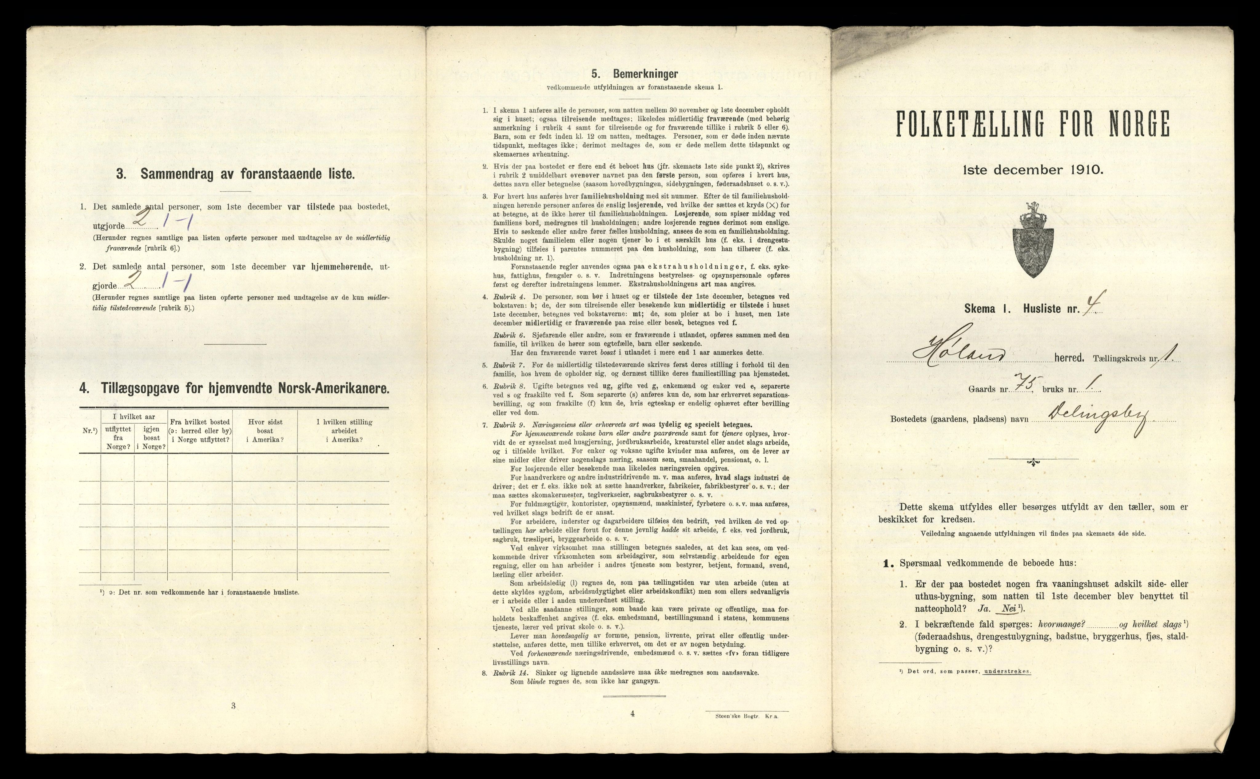 RA, 1910 census for Høland, 1910, p. 59