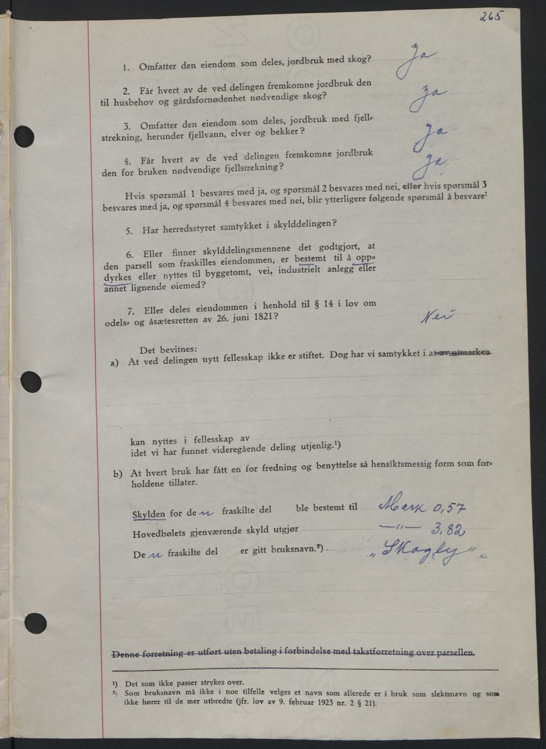 Nordmøre sorenskriveri, AV/SAT-A-4132/1/2/2Ca: Mortgage book no. A113, 1949-1950, Diary no: : 3404/1949