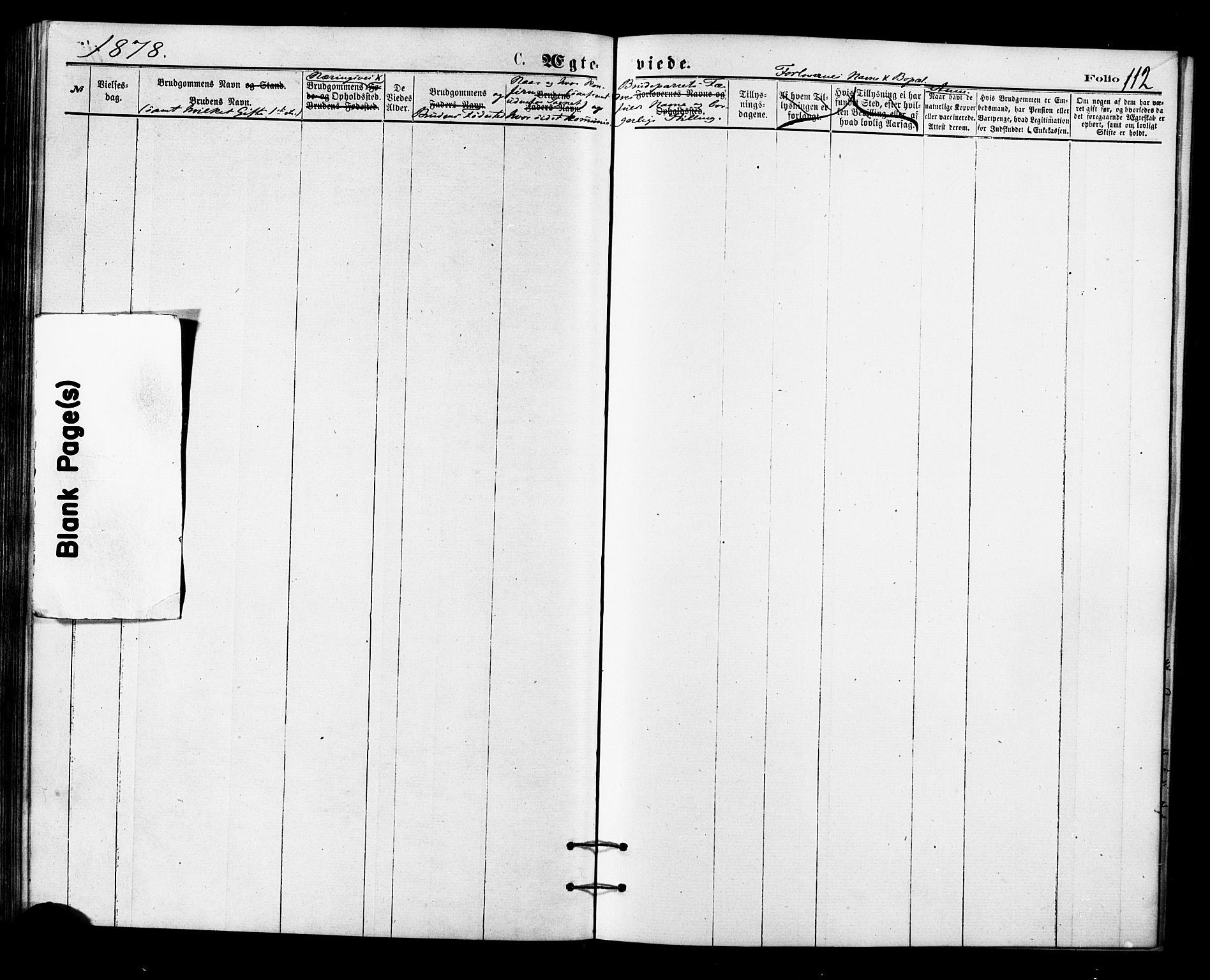 Sand/Bjarkøy sokneprestkontor, AV/SATØ-S-0811/I/Ia/Iaa/L0002kirke: Parish register (official) no. 2, 1870-1878, p. 112