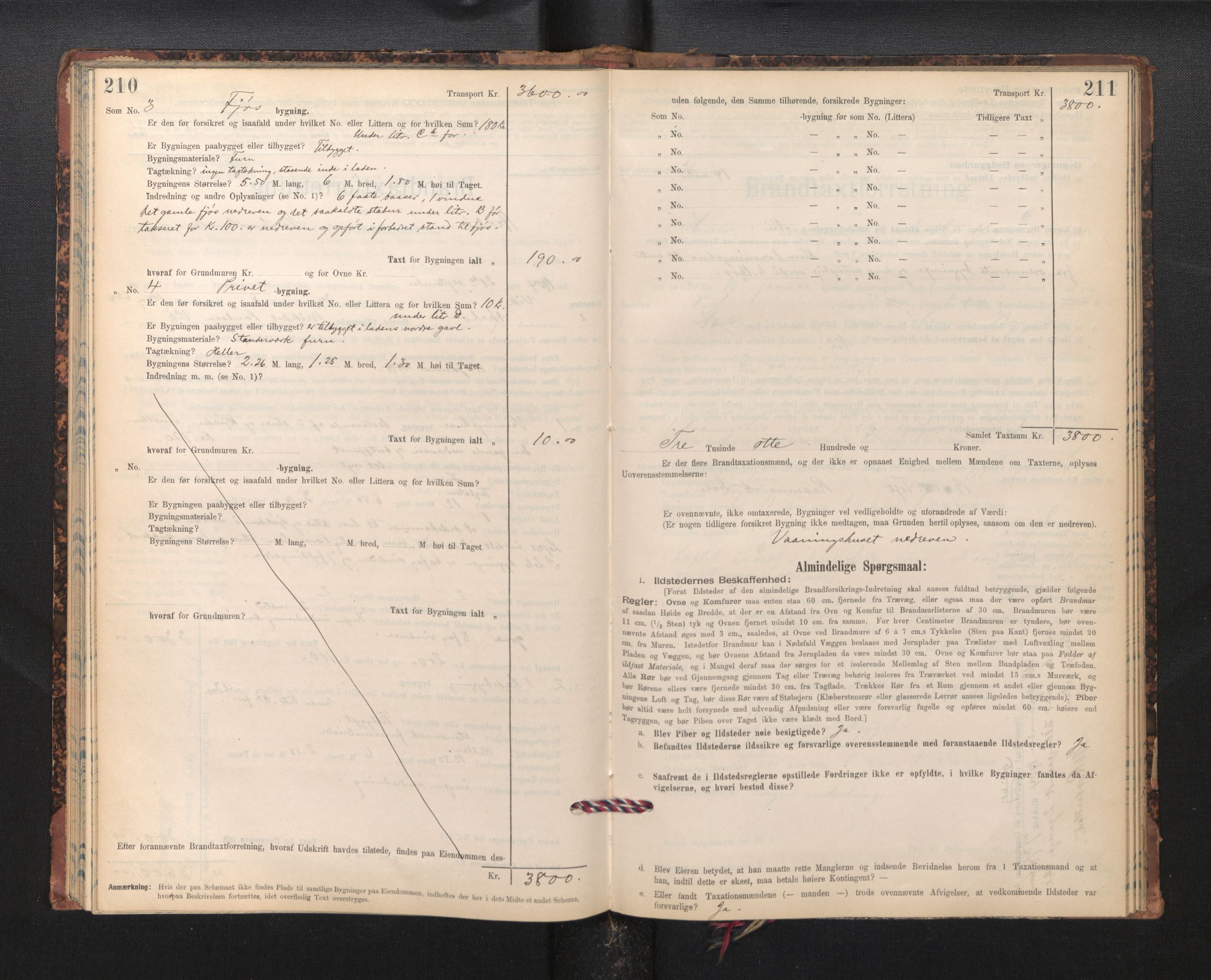 Lensmannen i Herdla, SAB/A-32901/0012/L0003:  Branntakstprotokoll skjematakst, 1897-1916, p. 210-211