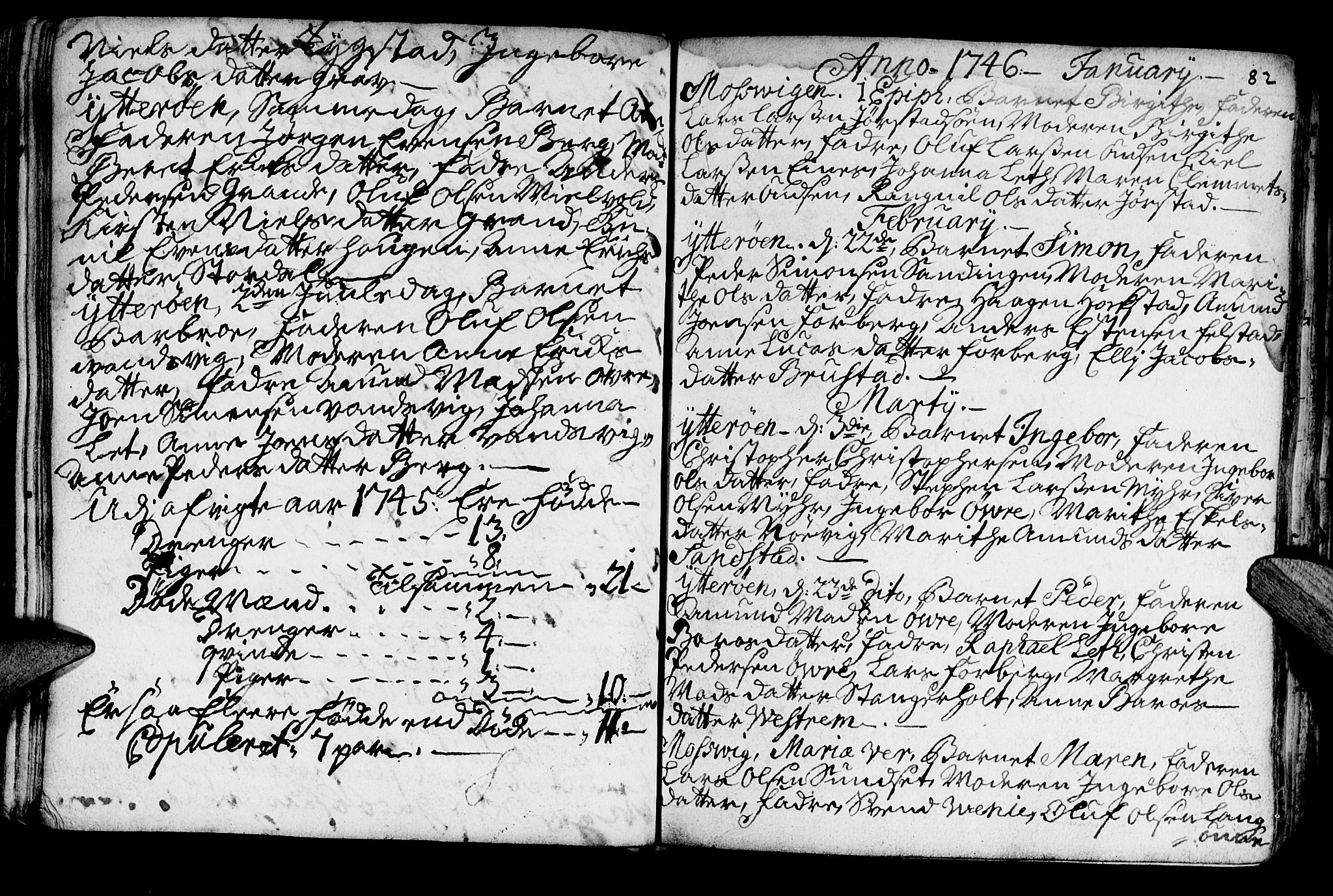Ministerialprotokoller, klokkerbøker og fødselsregistre - Nord-Trøndelag, SAT/A-1458/722/L0215: Parish register (official) no. 722A02, 1718-1755, p. 82