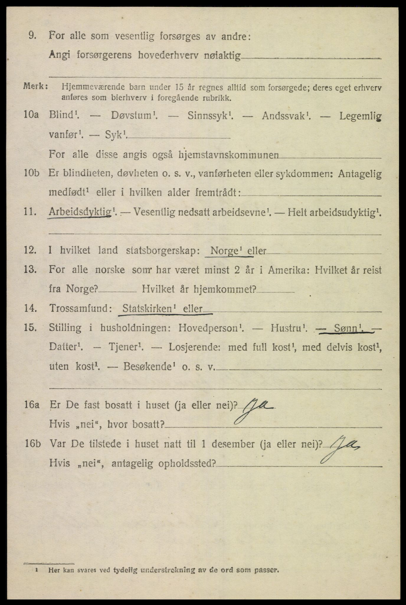 SAK, 1920 census for Finsland, 1920, p. 727