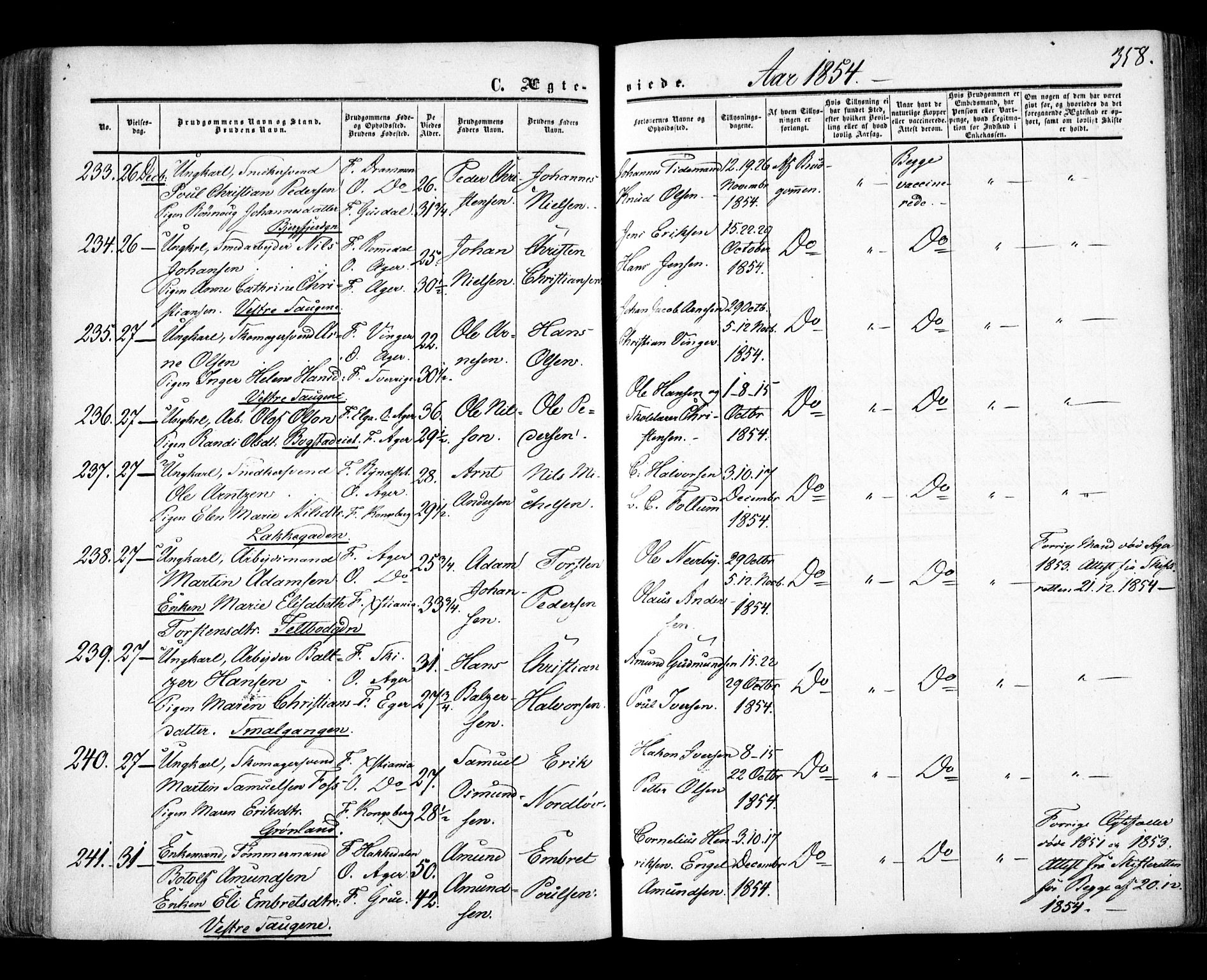 Aker prestekontor kirkebøker, AV/SAO-A-10861/F/L0020: Parish register (official) no. 20, 1853-1857, p. 358
