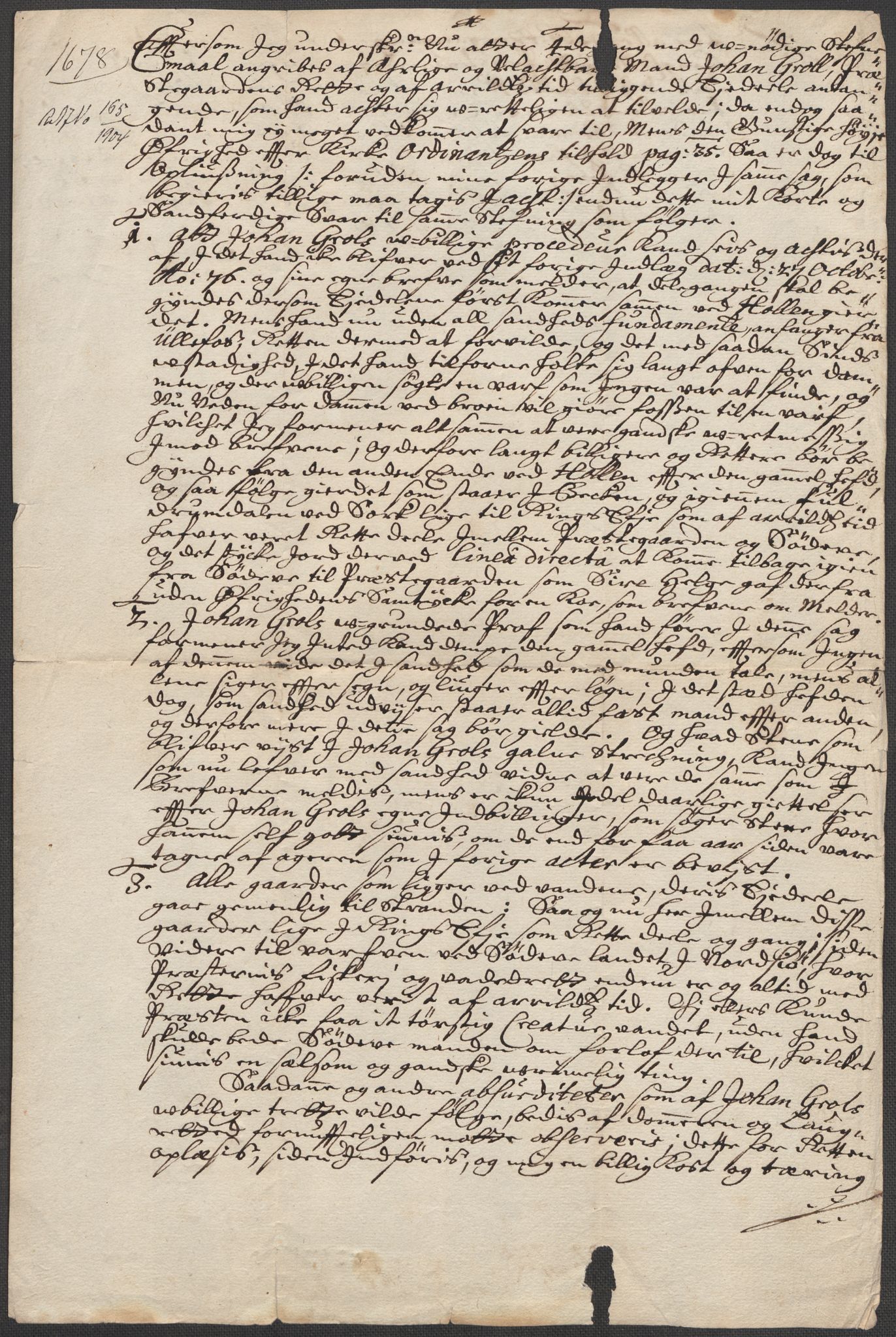 Riksarkivets diplomsamling, RA/EA-5965/F15/L0026: Prestearkiv - Telemark, 1575-1838, p. 90