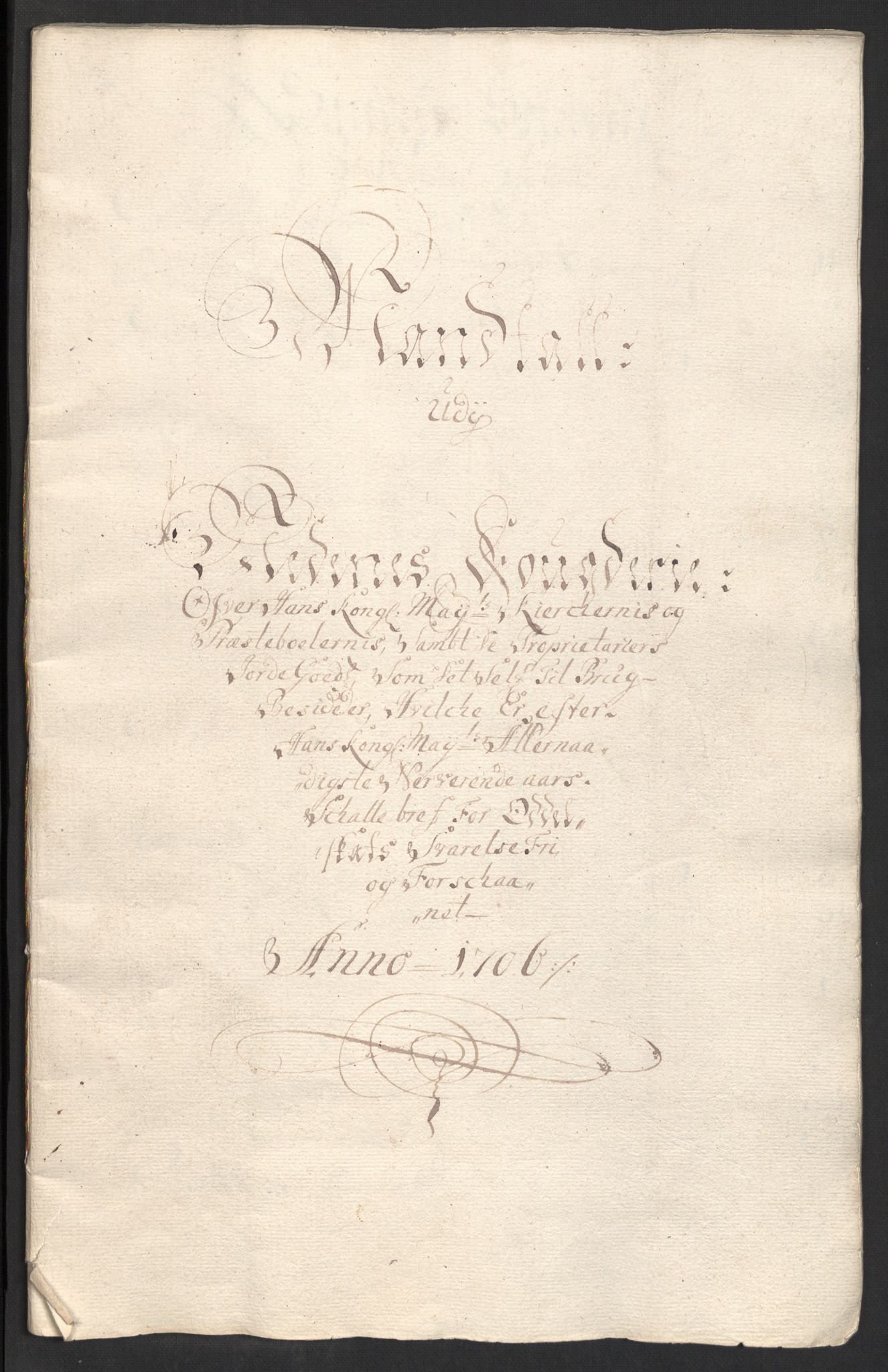 Rentekammeret inntil 1814, Reviderte regnskaper, Fogderegnskap, AV/RA-EA-4092/R39/L2318: Fogderegnskap Nedenes, 1706-1709, p. 79